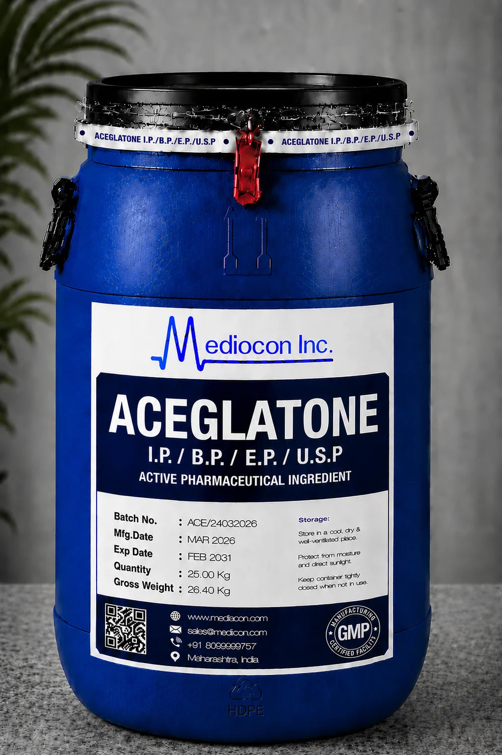 Aceglatone Api Manufacturer In India API — Mediocon Inc