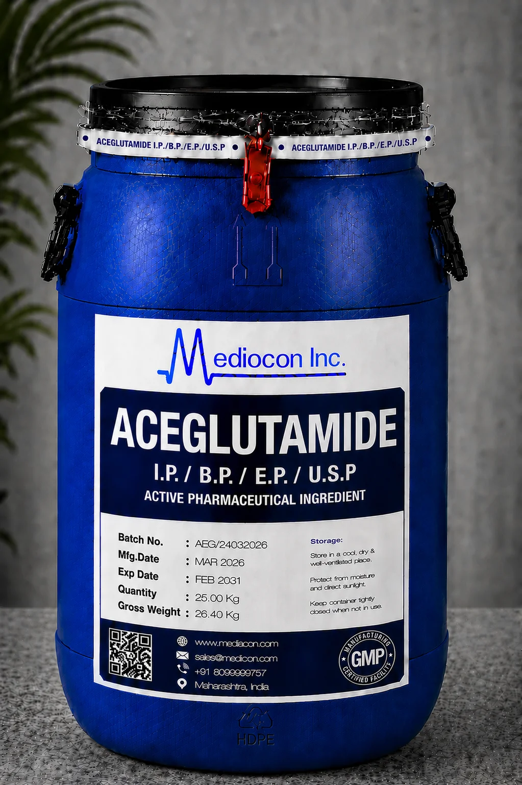Aceglutamide Api Manufacturer In India API — Mediocon Inc
