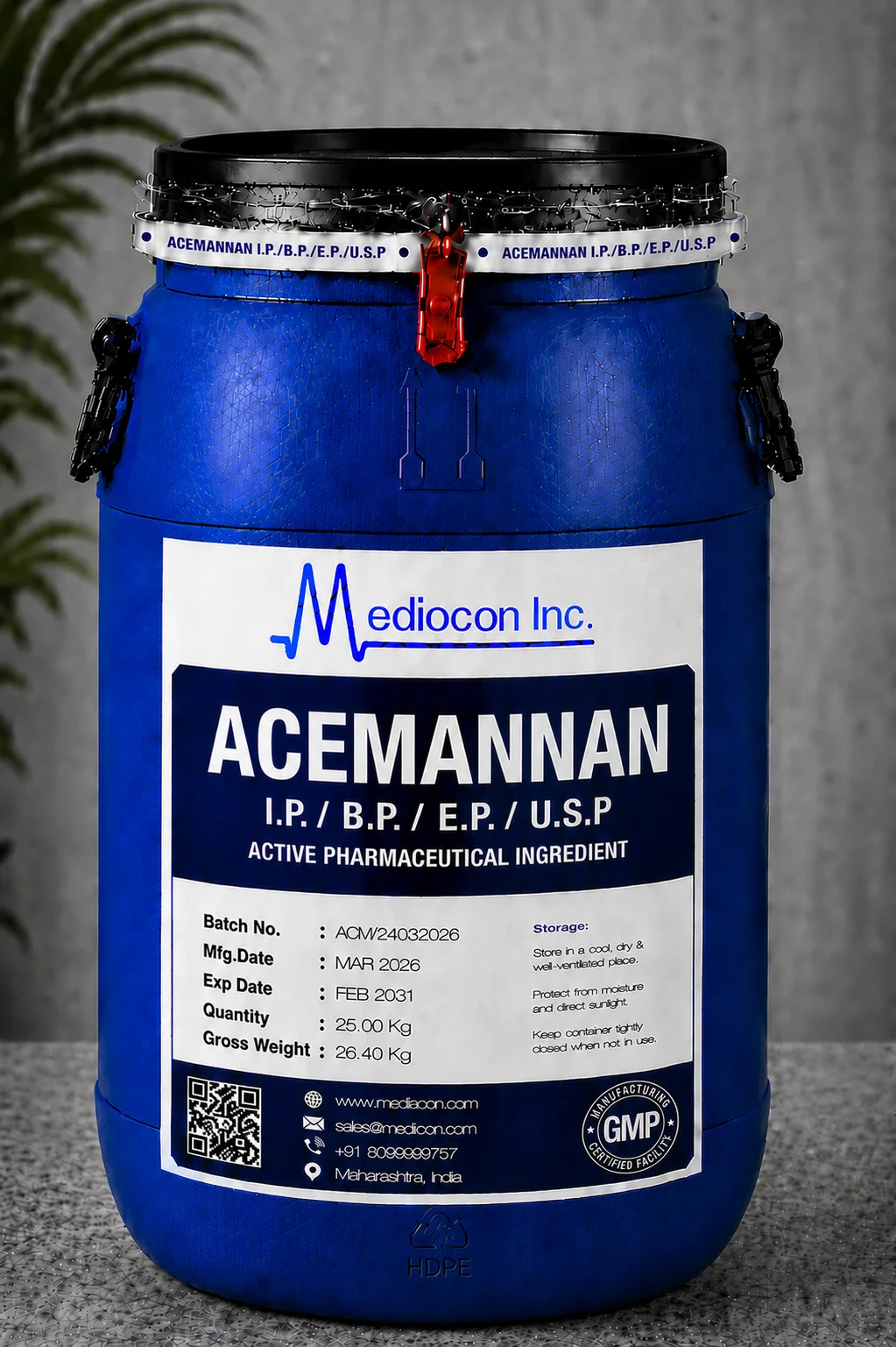 Acemannan Api Manufacturer In India API — Mediocon Inc