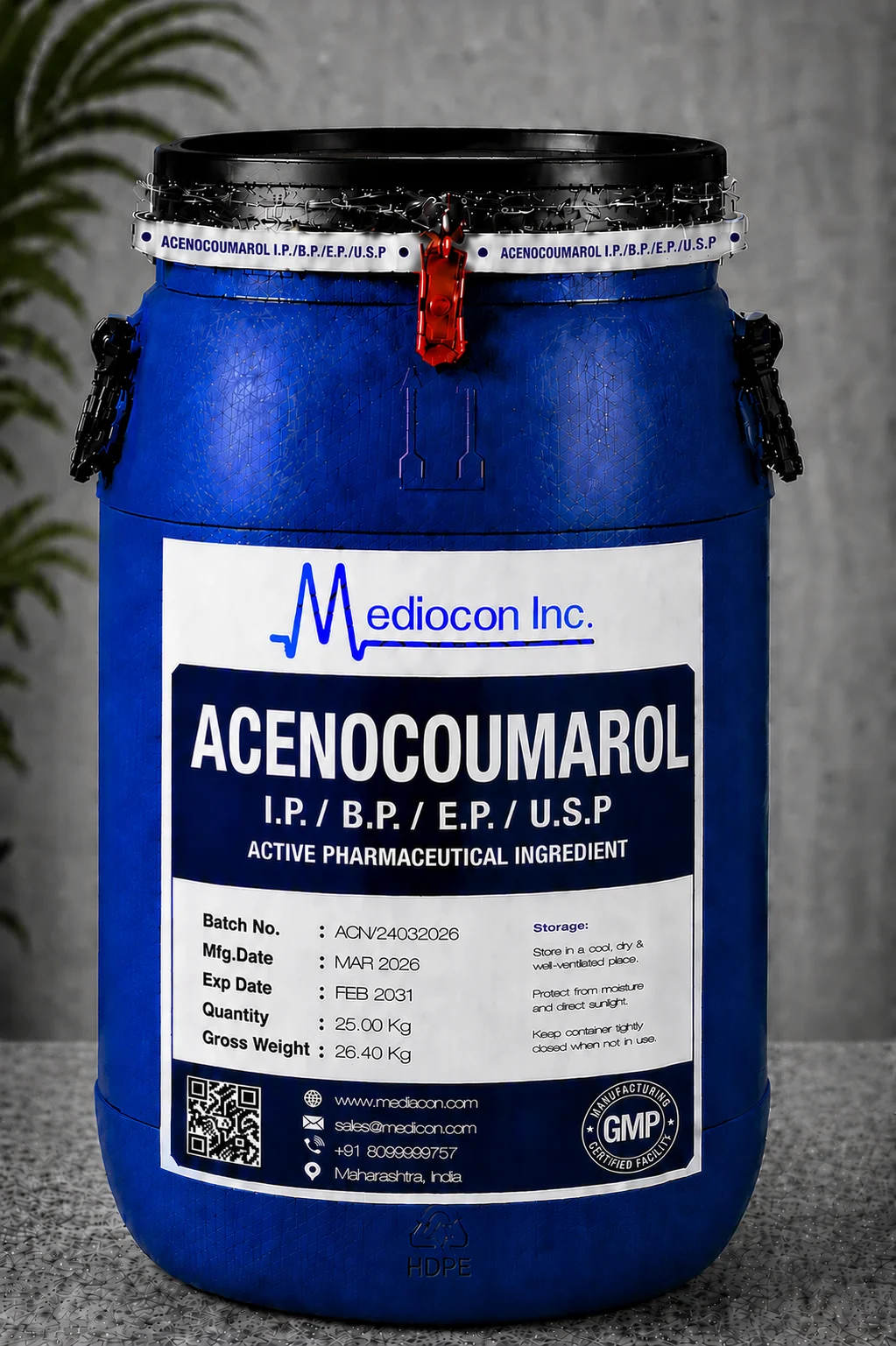 Acenocoumarol Api Manufacturer In India API — Mediocon Inc