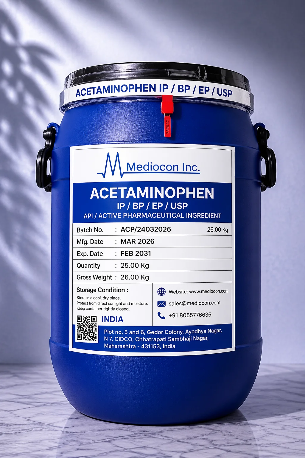 Acetaminophen API