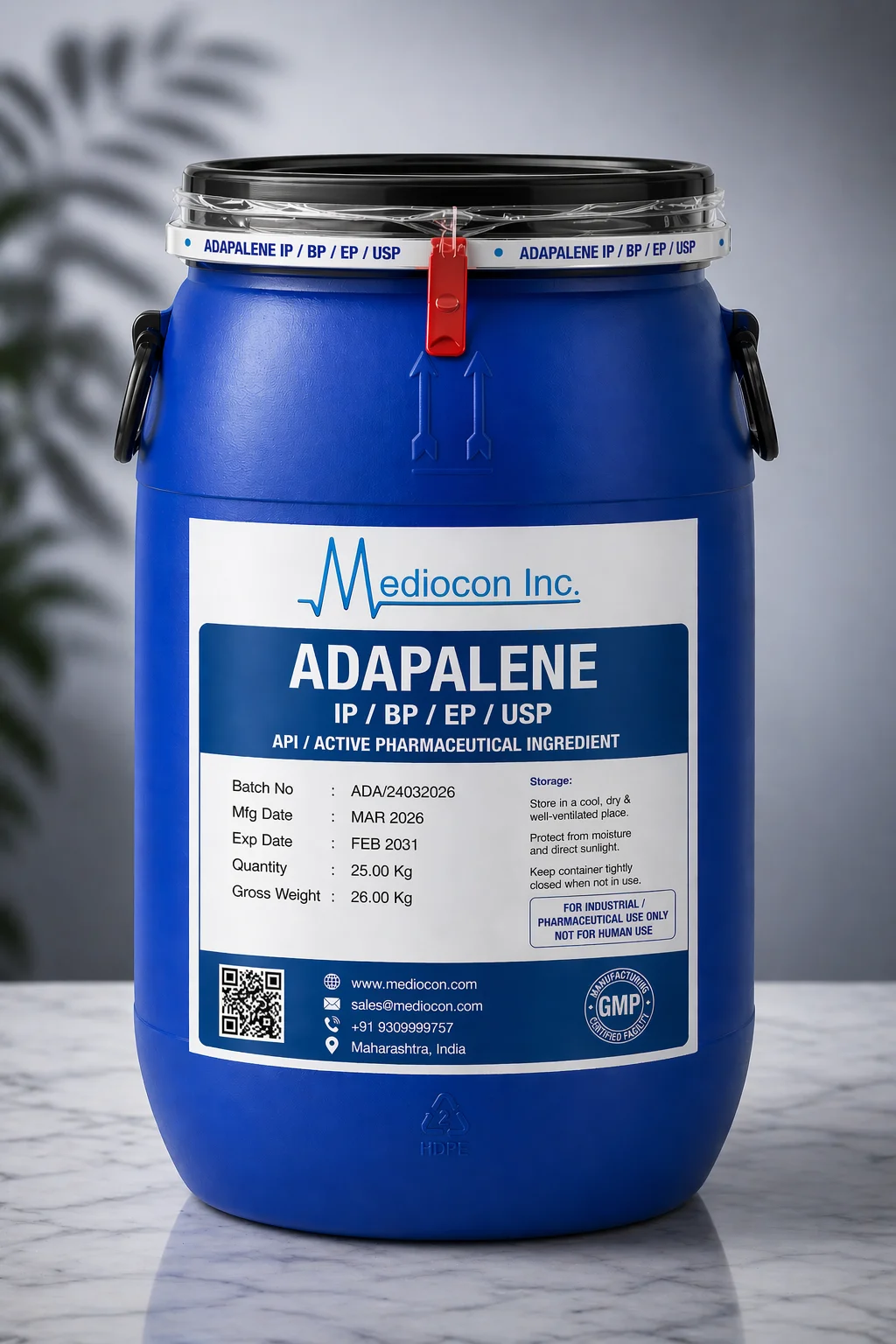 Adapalene API Manufacturer India | Mediocon Inc