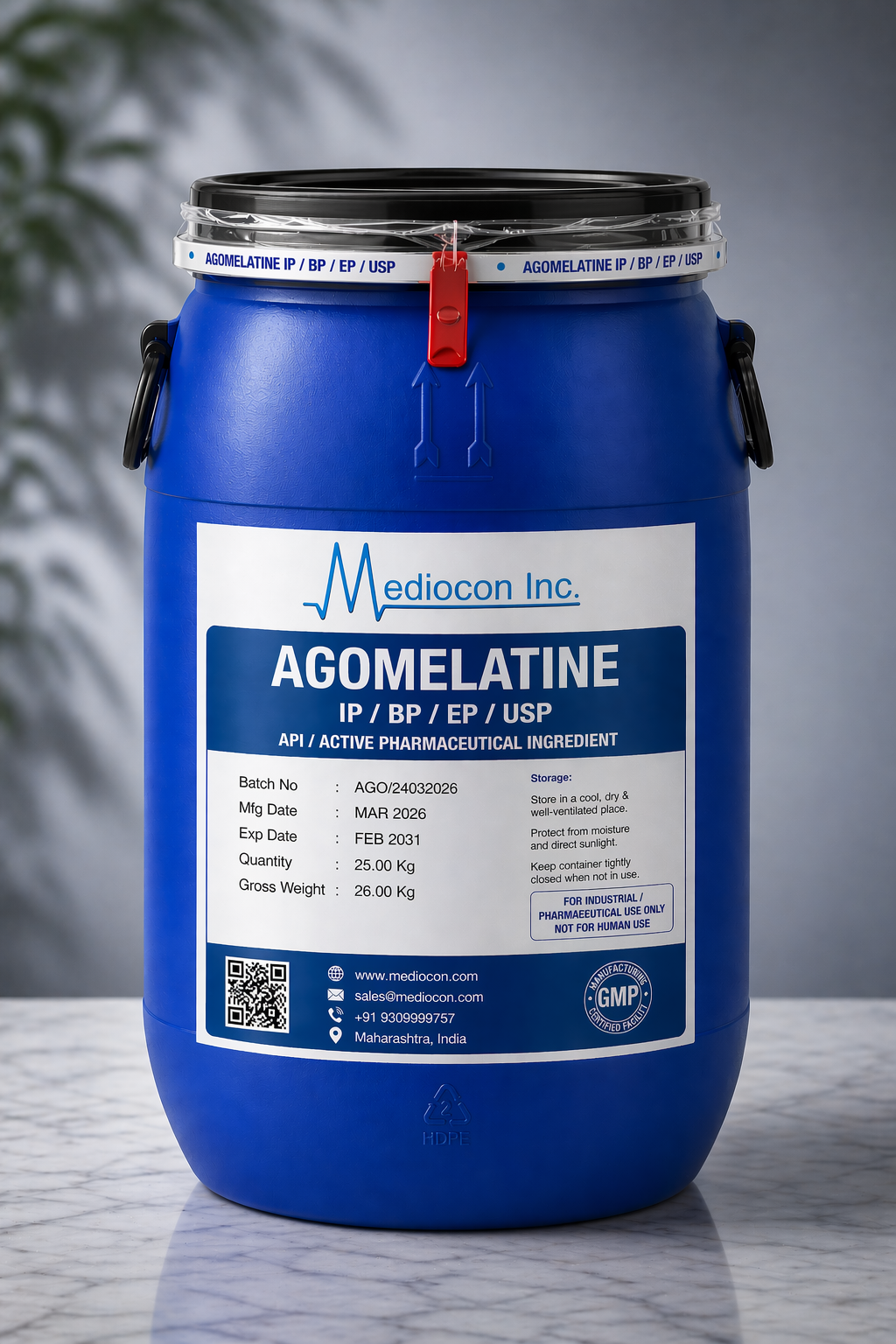 Agomelatine API Manufacturer India | Mediocon Inc