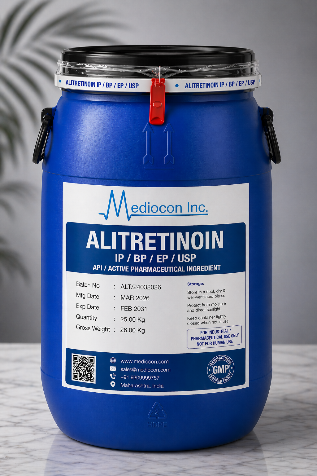 Alitretinoin API Manufacturer India | Mediocon Inc