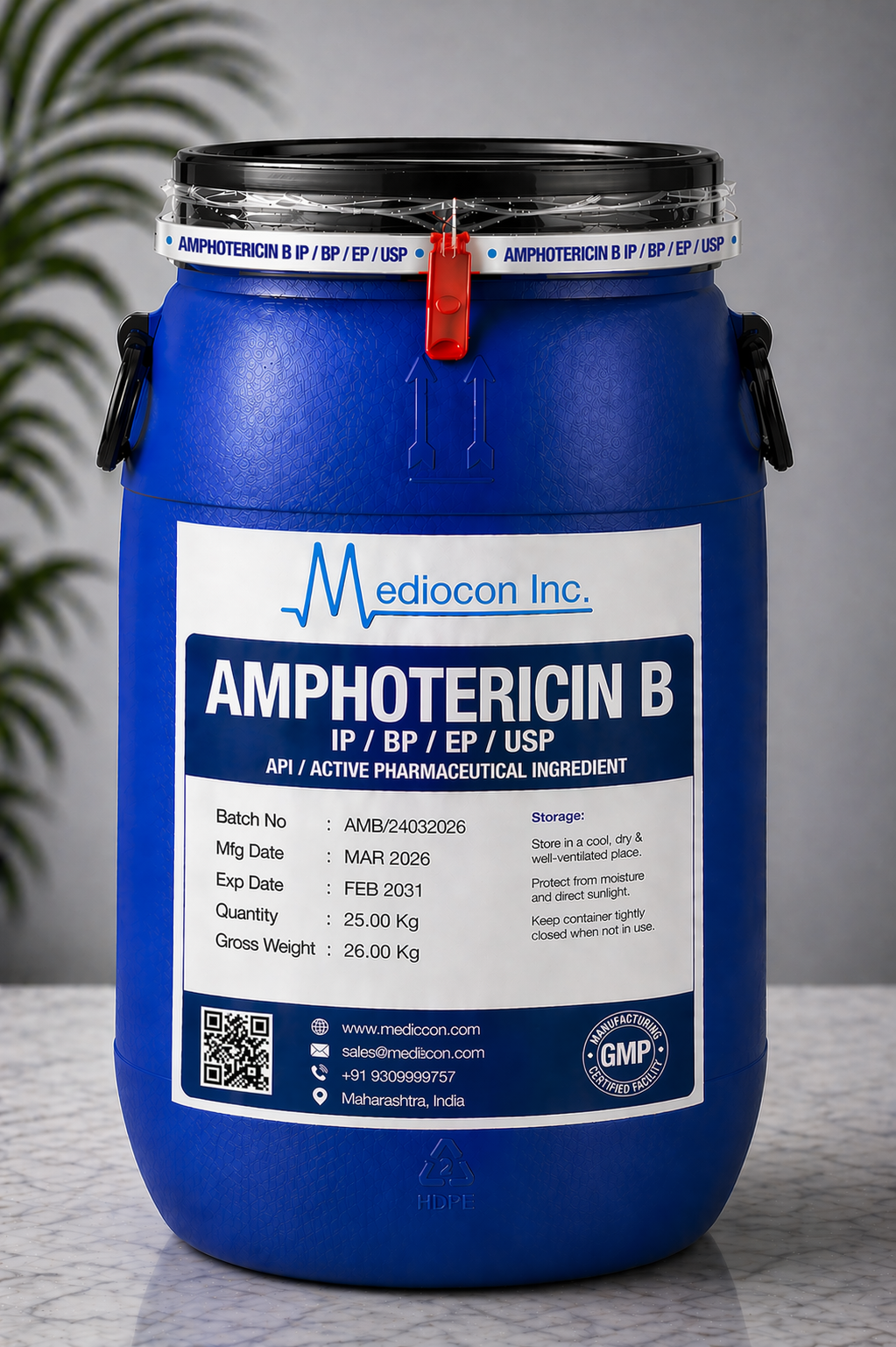 Amphotericin B API Manufacturer India | Mediocon Inc