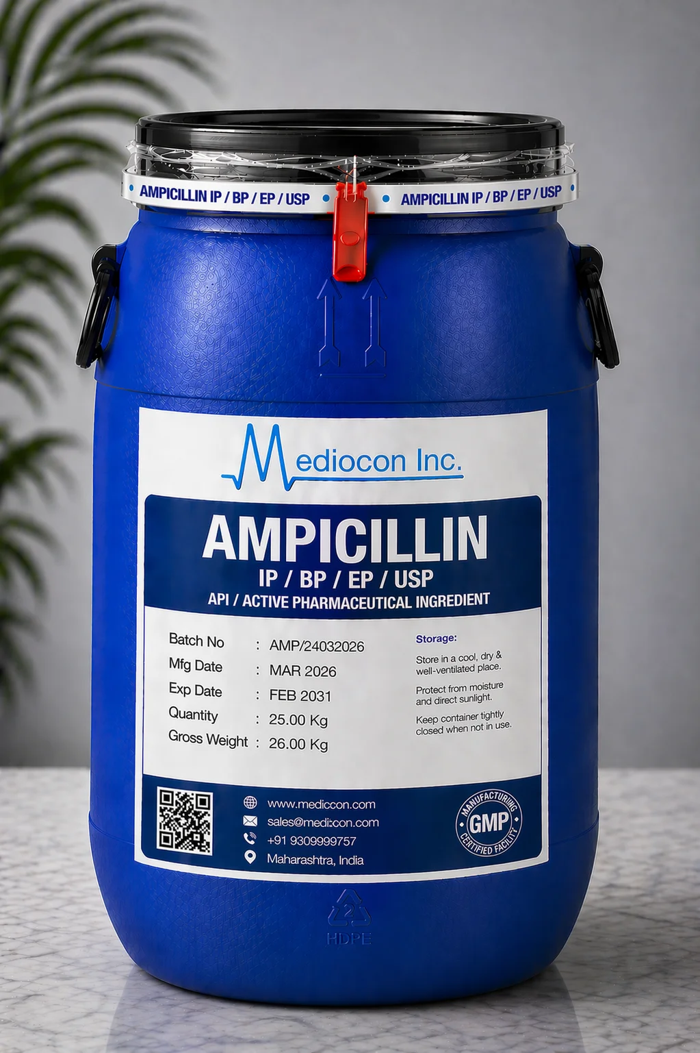 Ampicillin API
