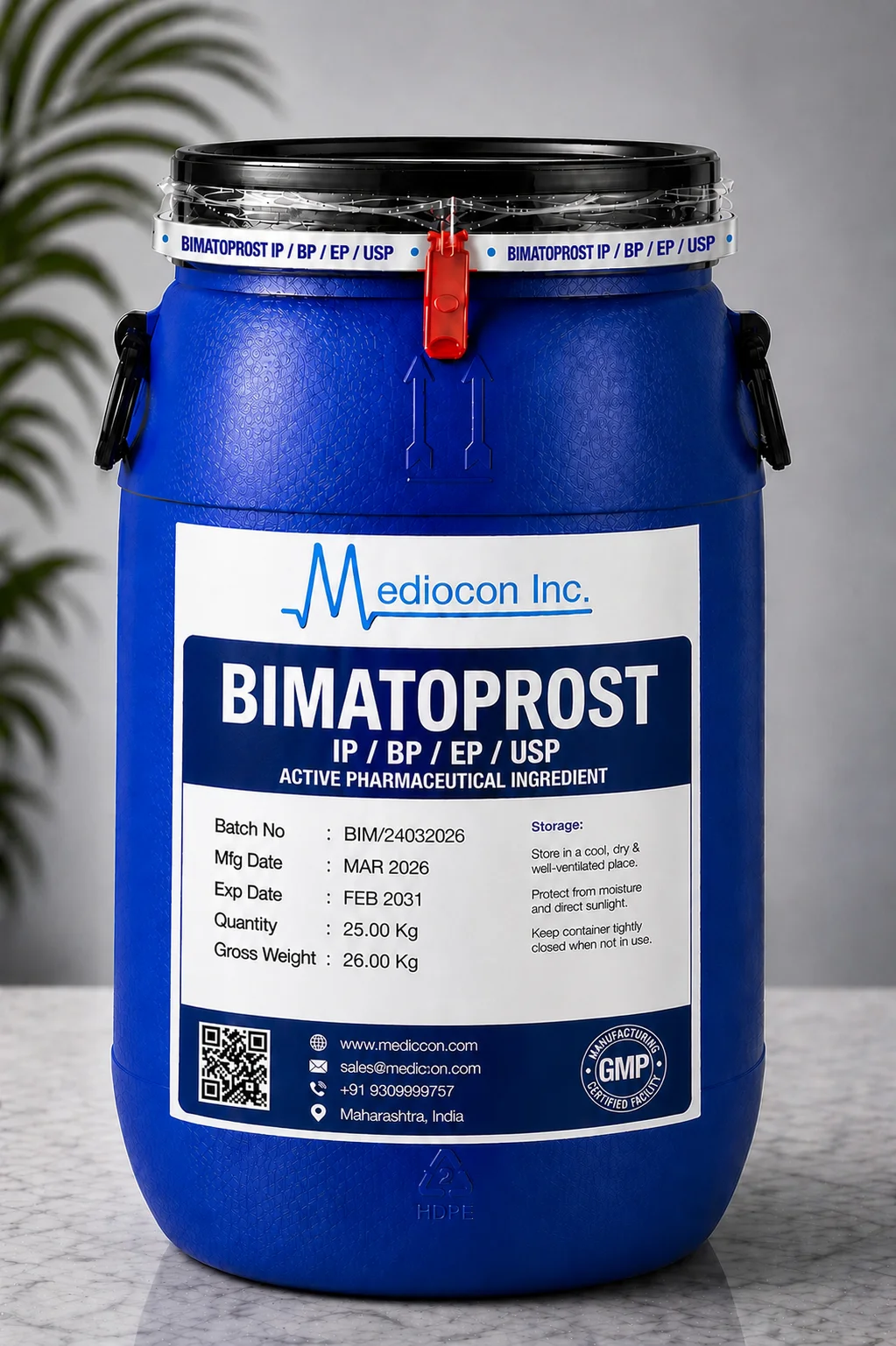 Bimatoprost API — Mediocon Inc