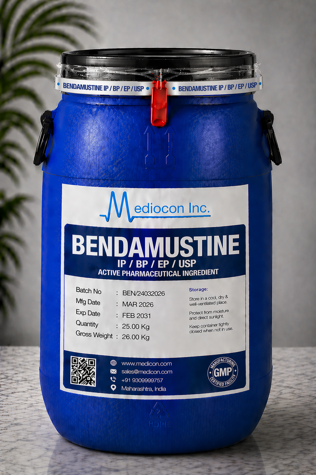 Bendamustine API Manufacturer India | Mediocon Inc