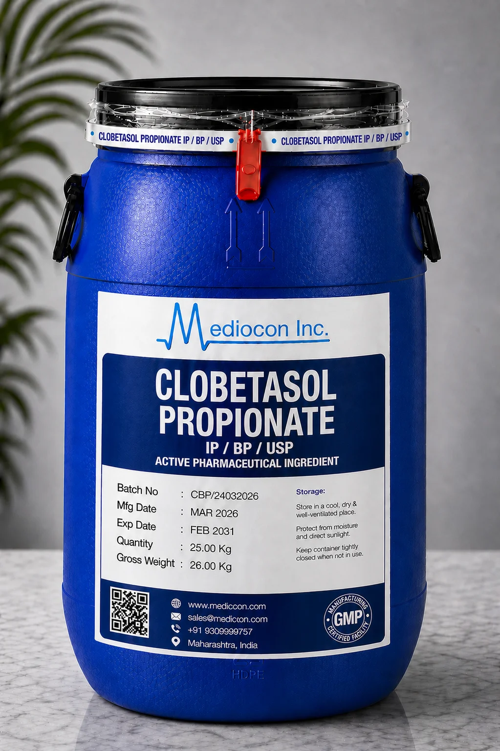 Clobetasol Propionate API — Mediocon Inc