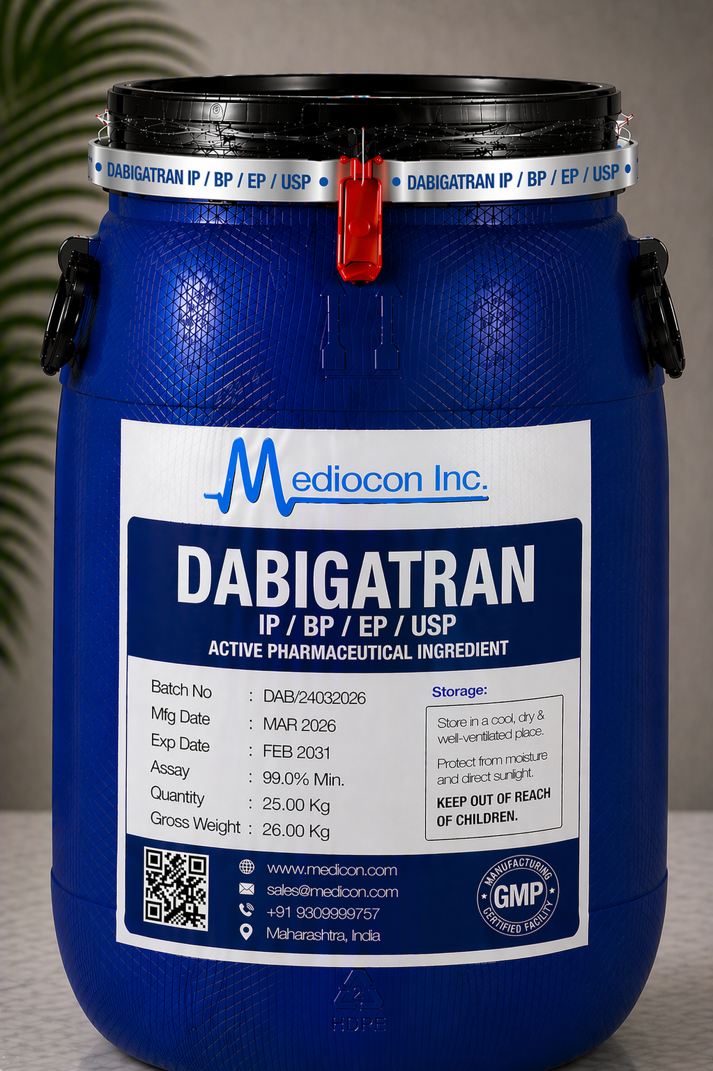 Dabigatran API Manufacturer India | Mediocon Inc