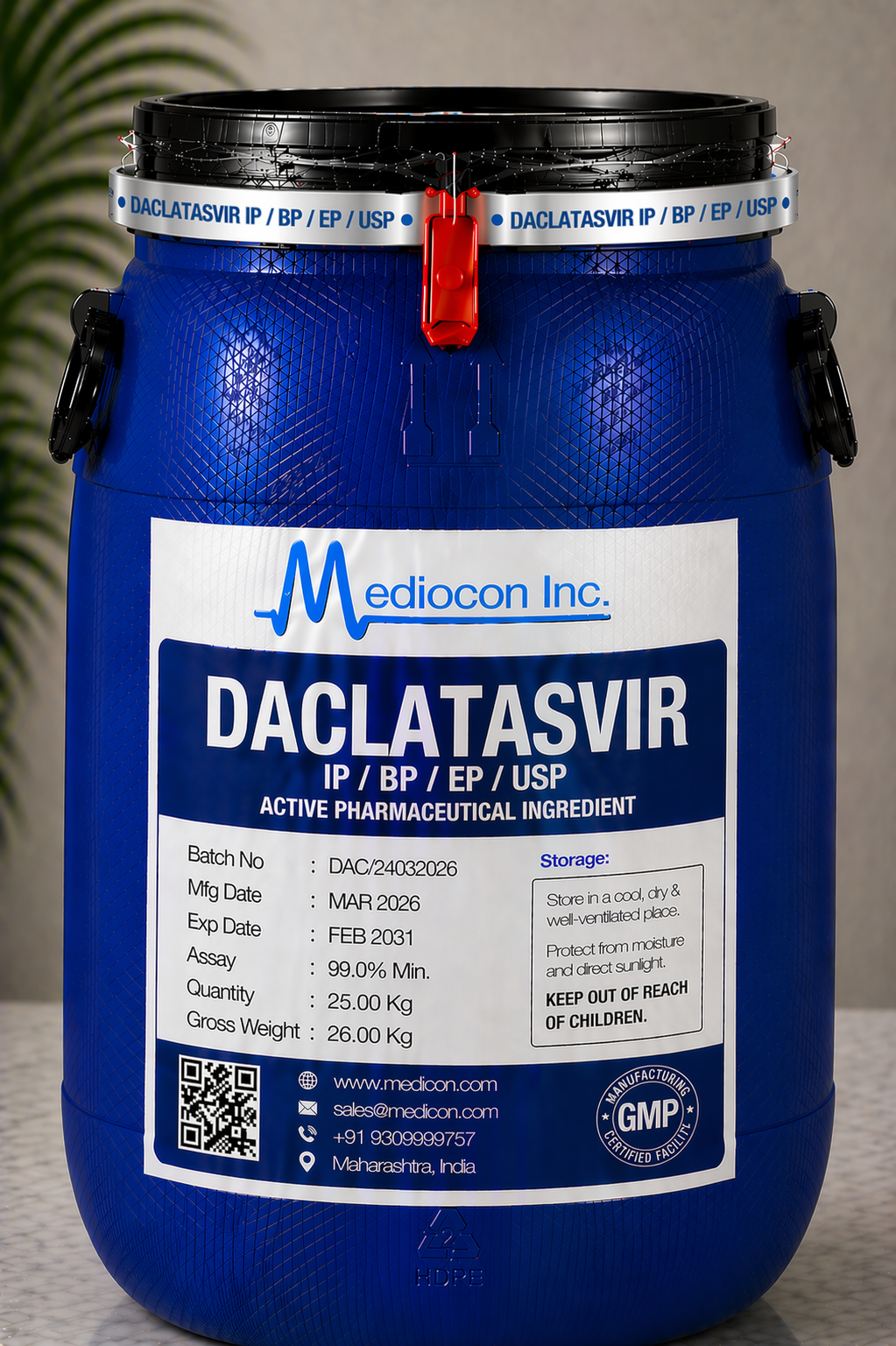Daclatasvir API Manufacturer India | Mediocon Inc