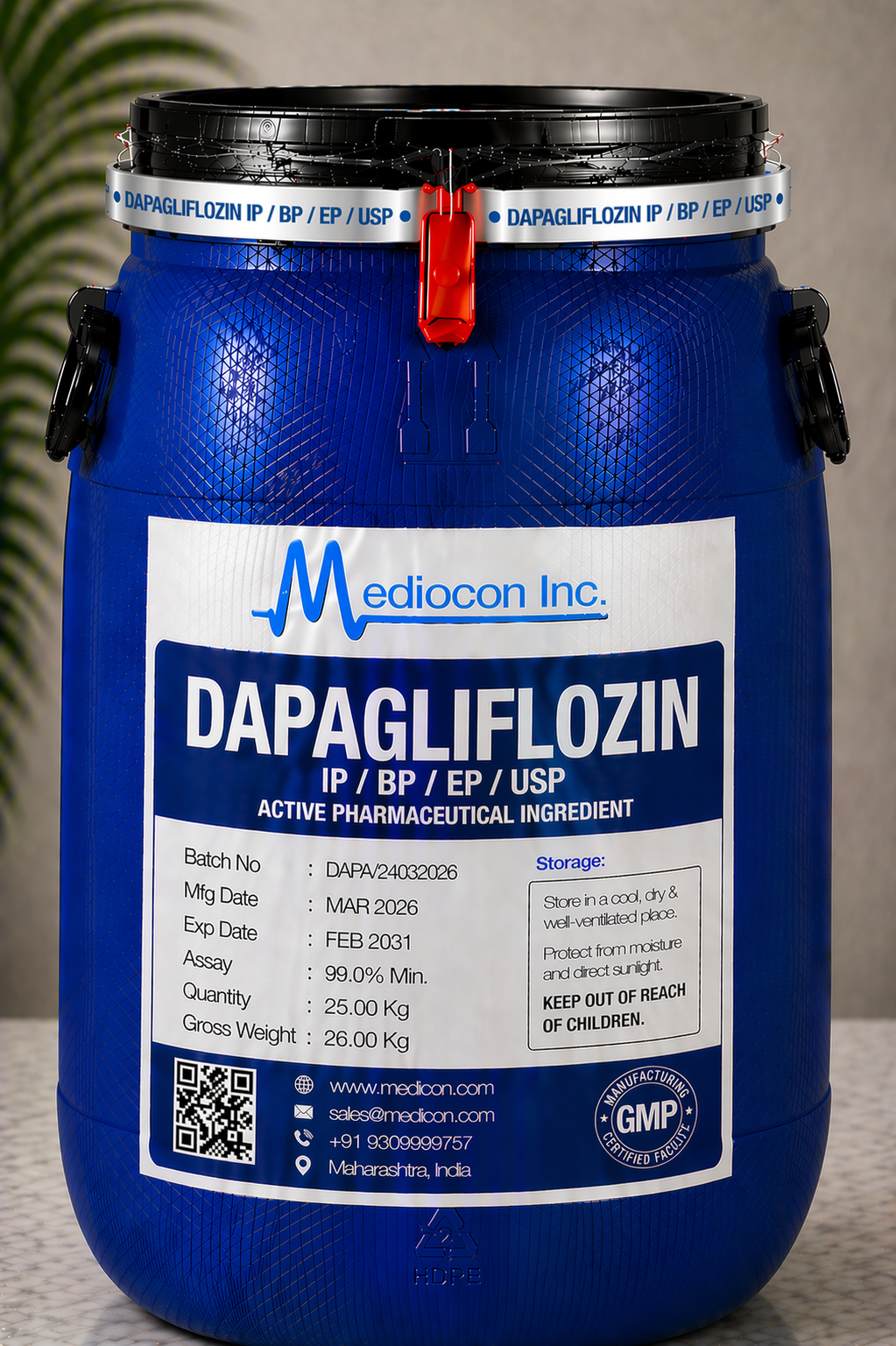Dapagliflozin API Manufacturer India | Mediocon Inc