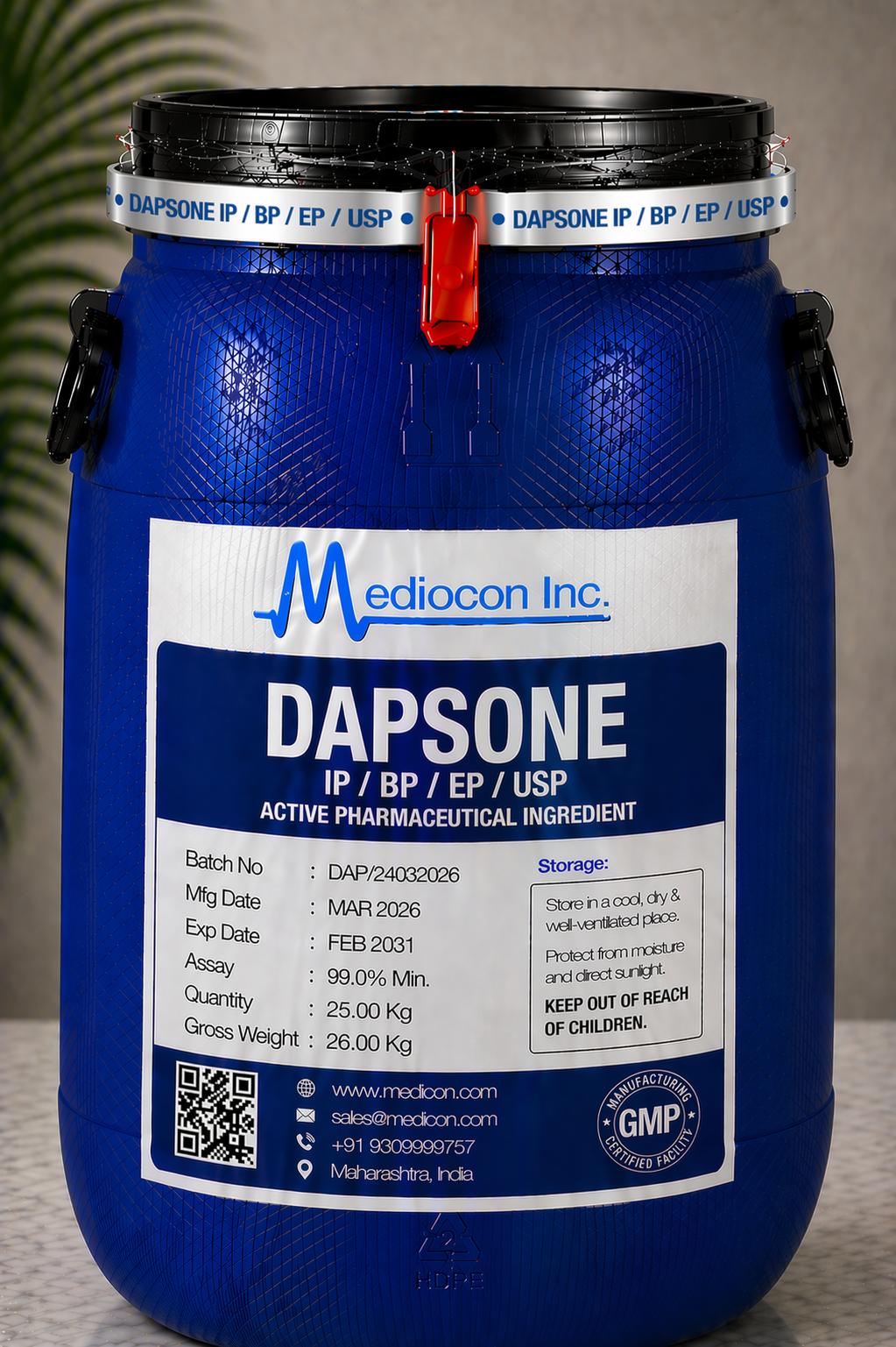 Dapsone API Manufacturer India | Mediocon Inc
