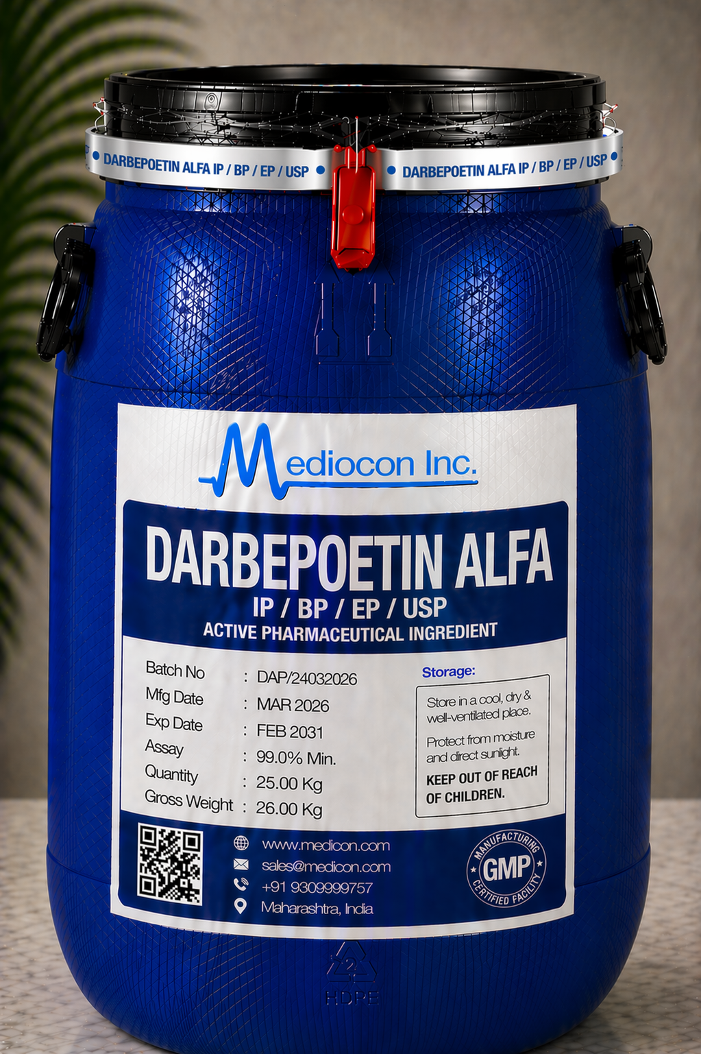 Darbepoetin Alfa API Manufacturer India | Mediocon Inc