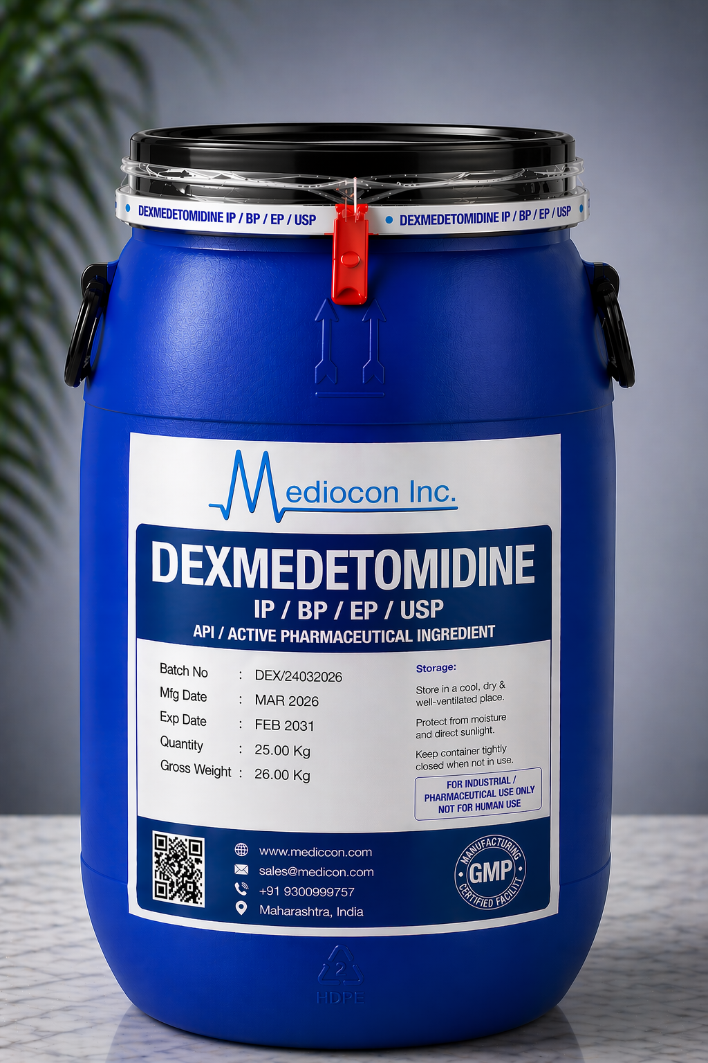 Dexmedetomidine API Manufacturer India | Mediocon Inc