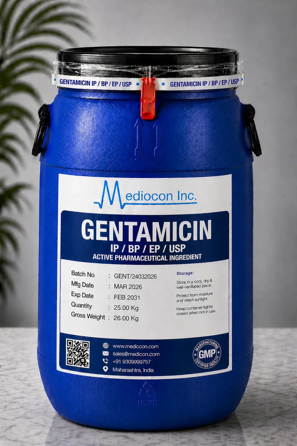 Gentamicin API — Mediocon Inc