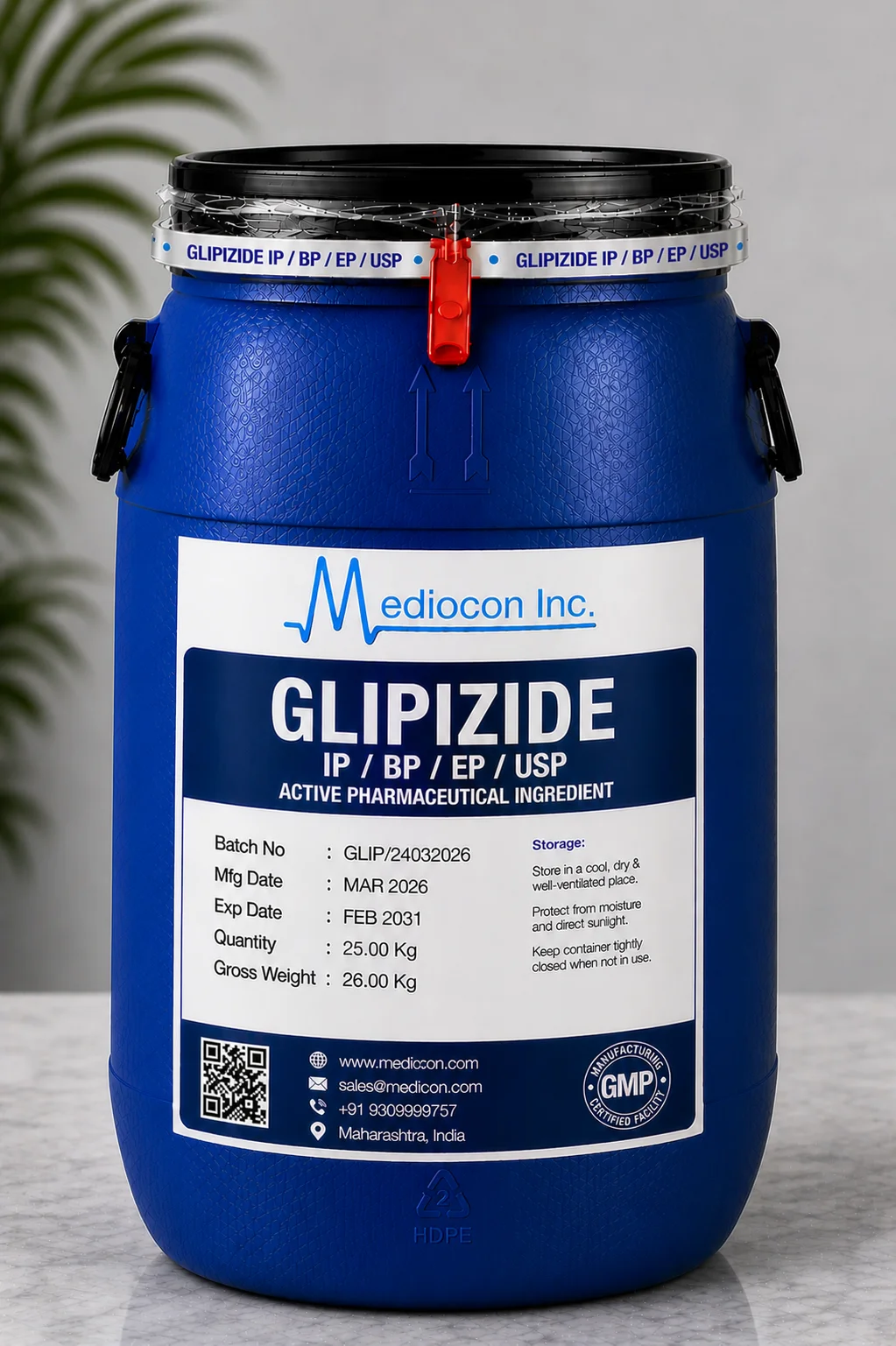 Glipizide API — Mediocon Inc