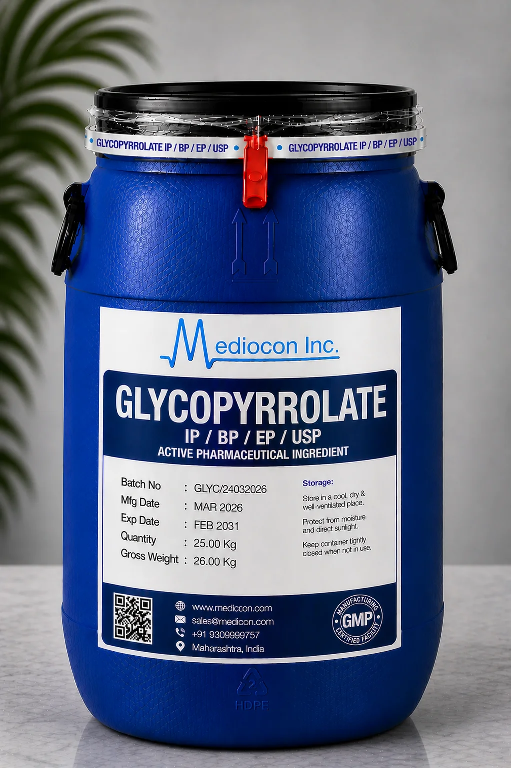 Glycopyrrolate API — Mediocon Inc