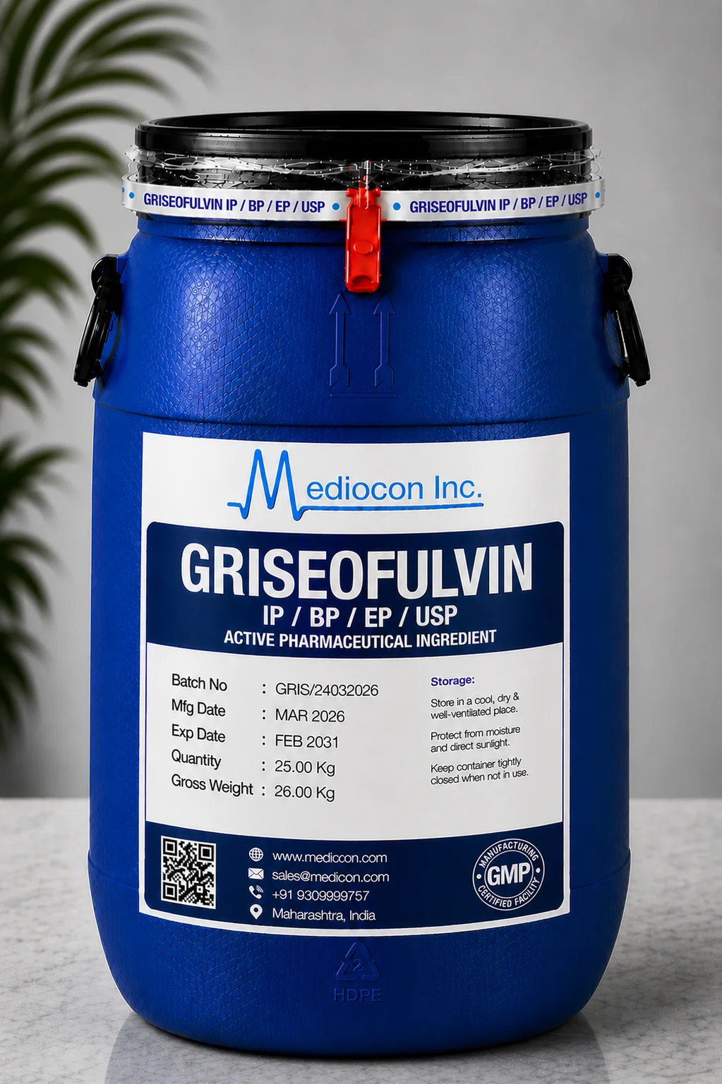 Griseofulvin API — Mediocon Inc