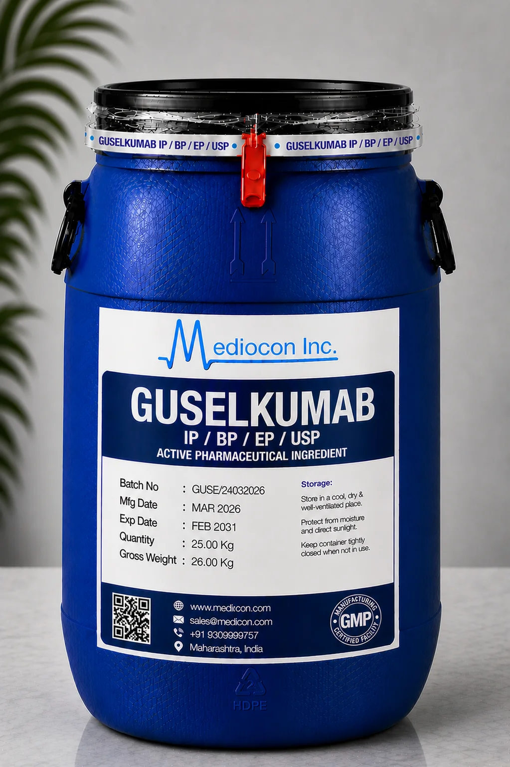 Guselkumab API — Mediocon Inc