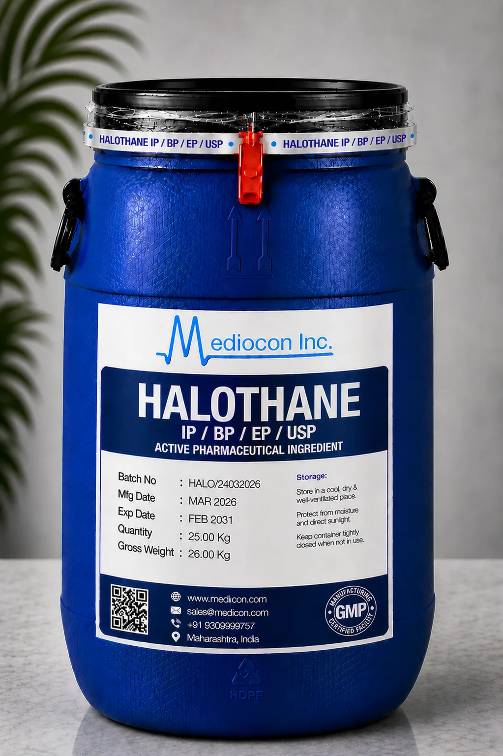 Halothane API — Mediocon Inc