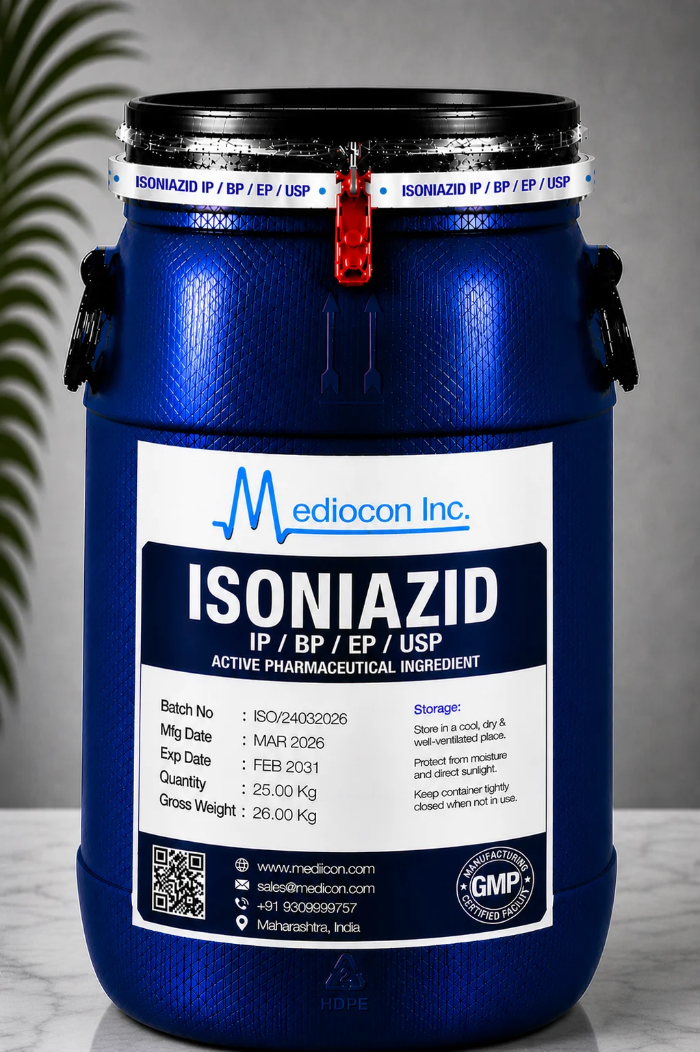 Isoniazid API — Mediocon Inc