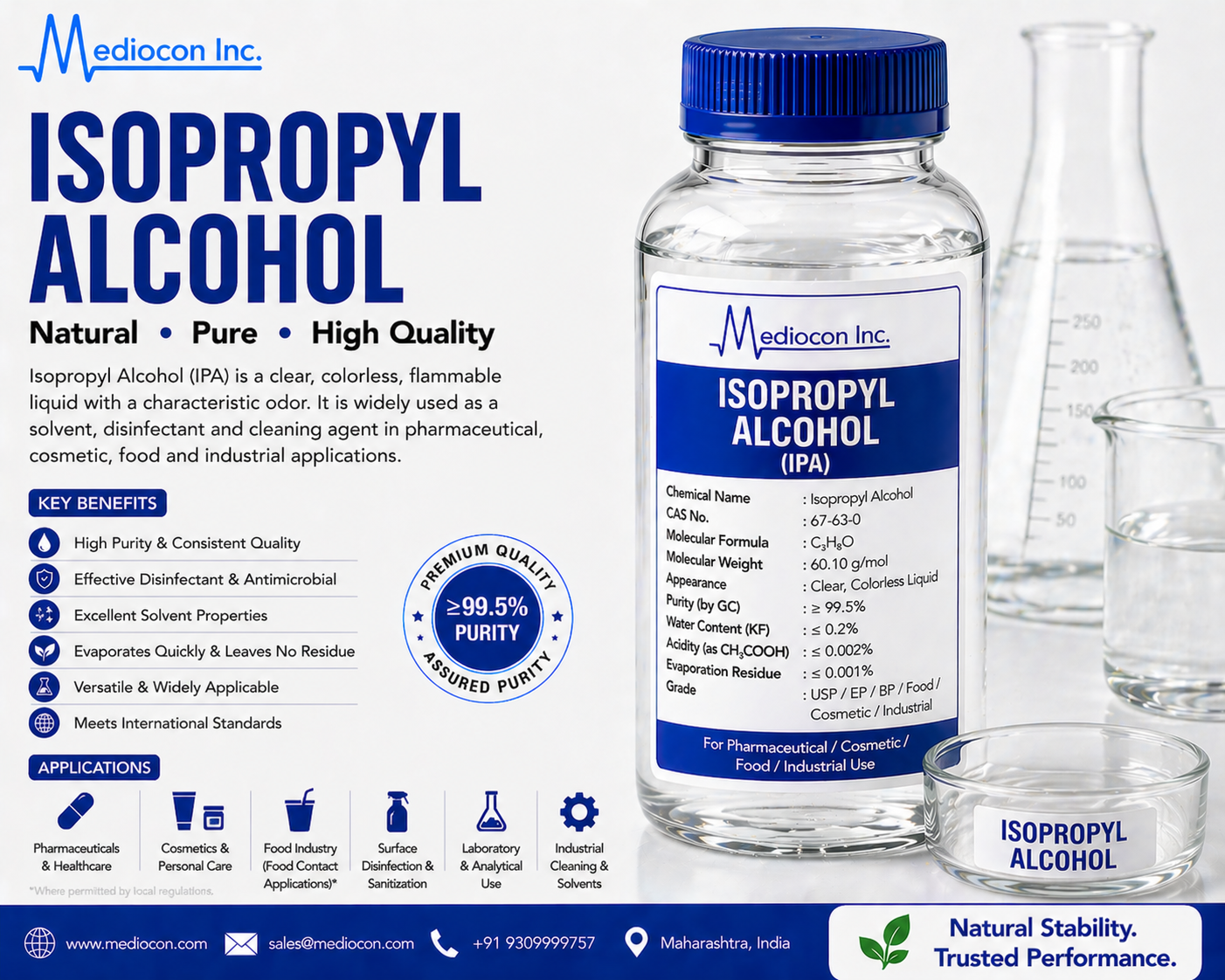 Isopropyl Alcohol (IPA)