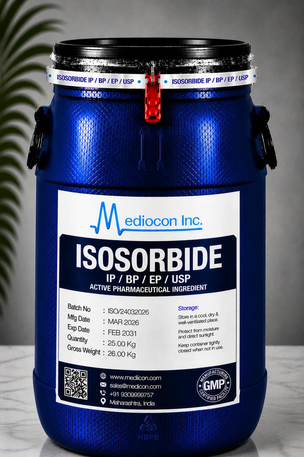 Isosorbide API — Mediocon Inc