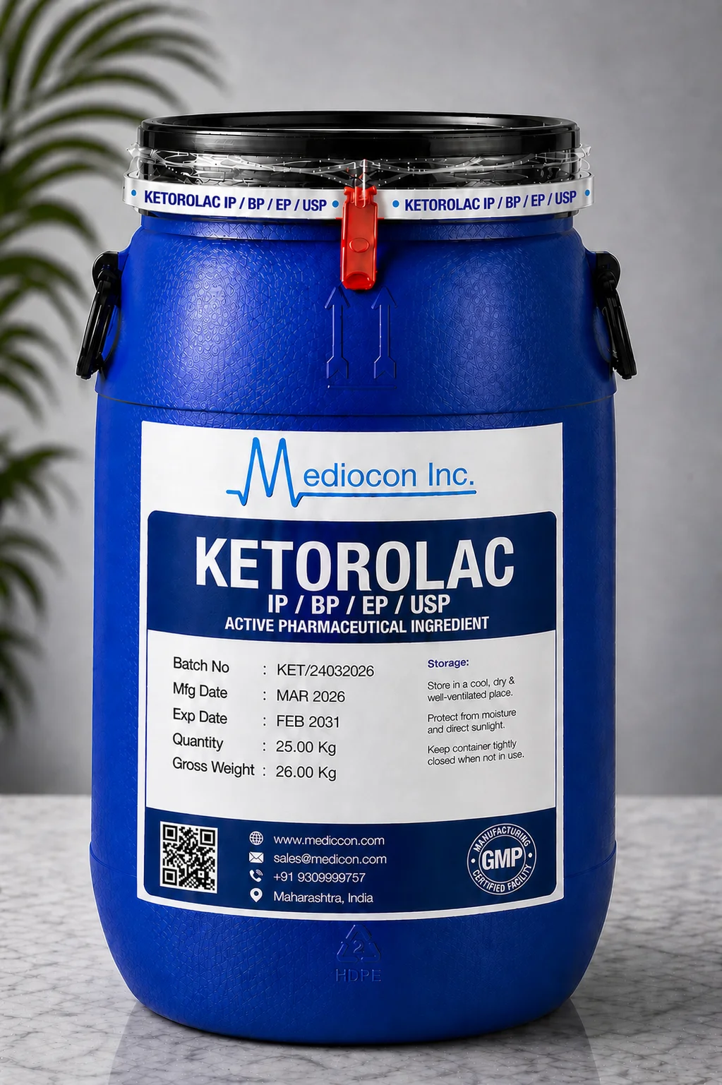 Ketorolac API — Mediocon Inc