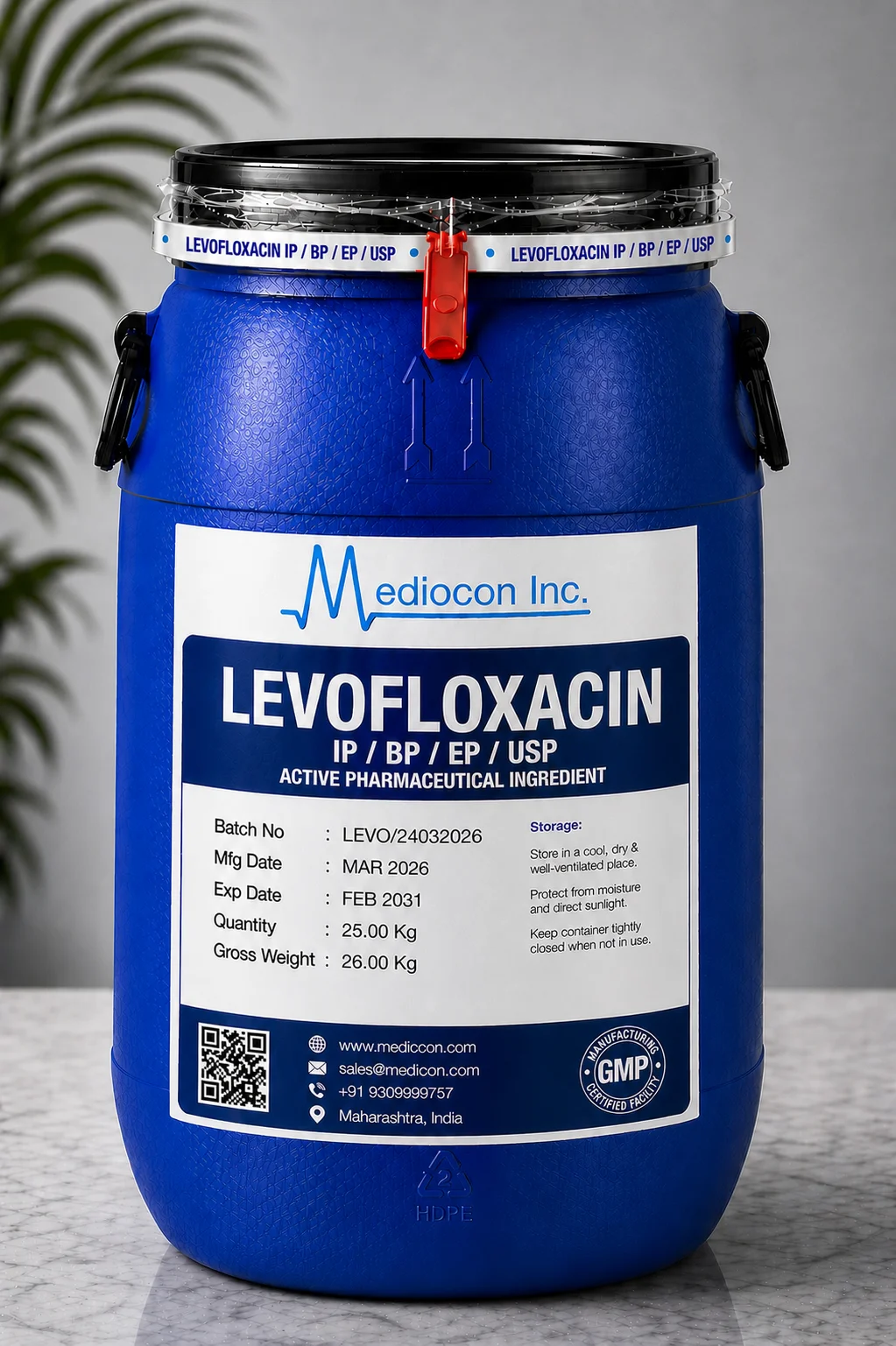 Levofloxacin API — Mediocon Inc