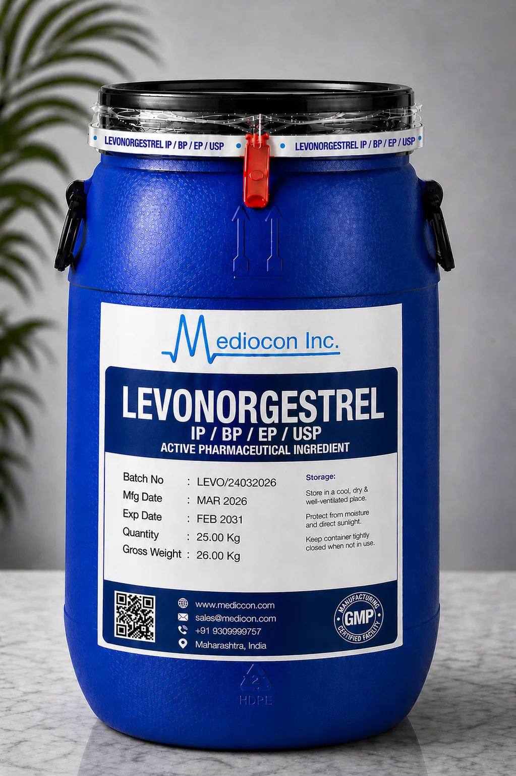 Levonorgestrel API — Mediocon Inc