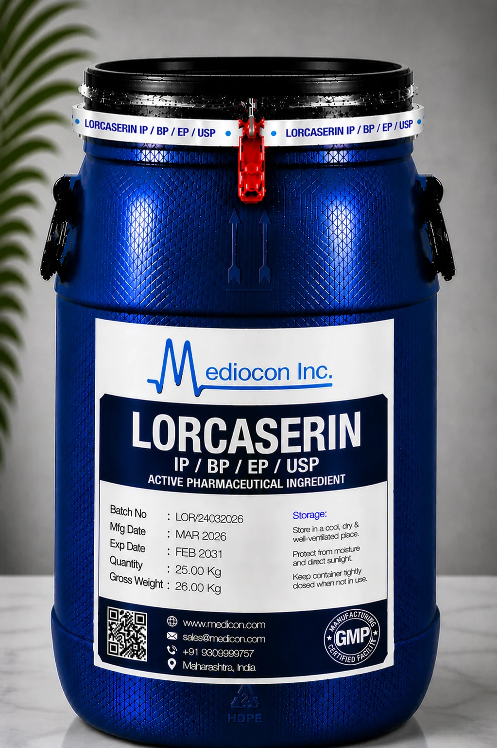 Lorcaserin API — Mediocon Inc