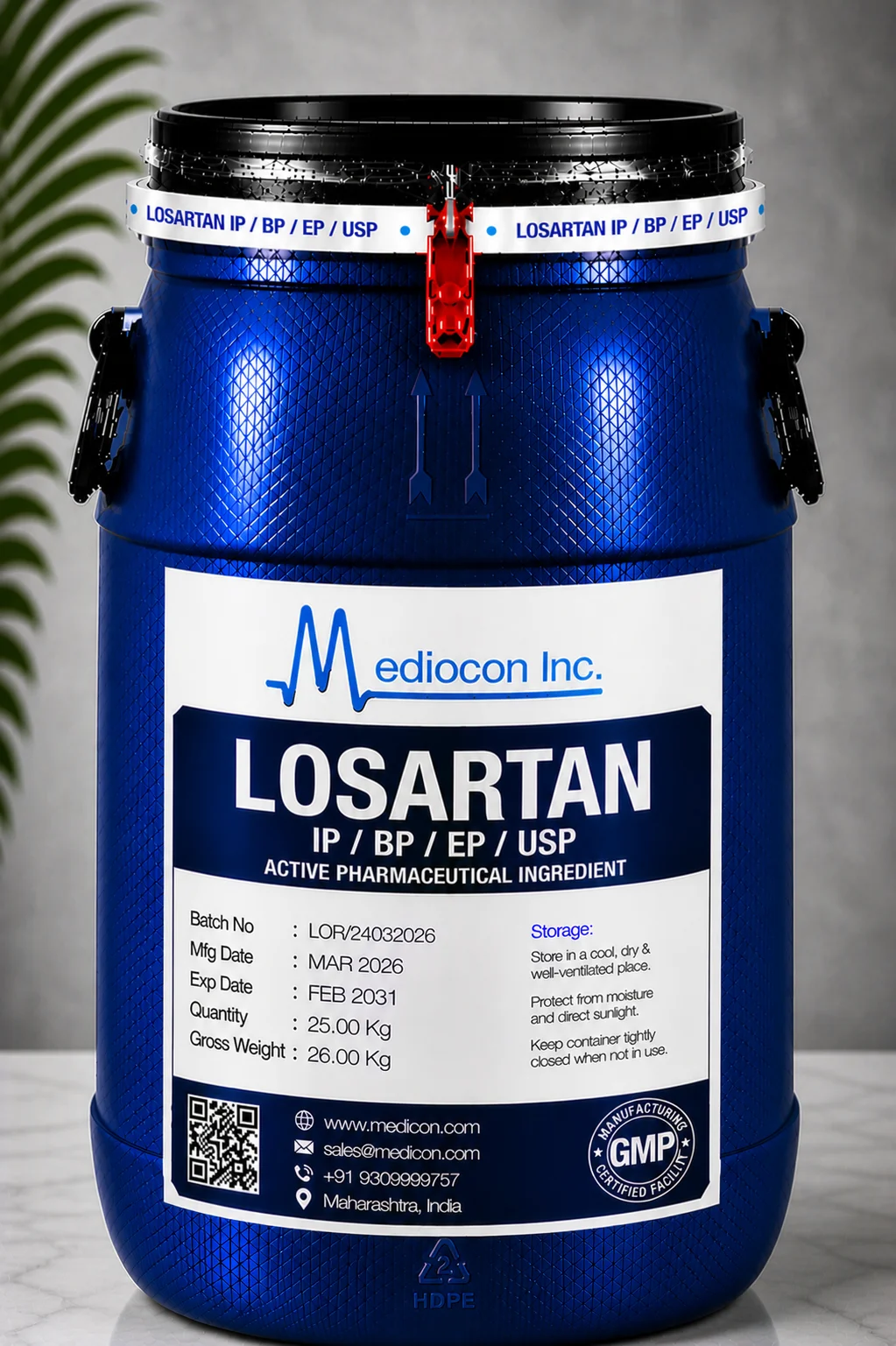 Losartan API — Mediocon Inc