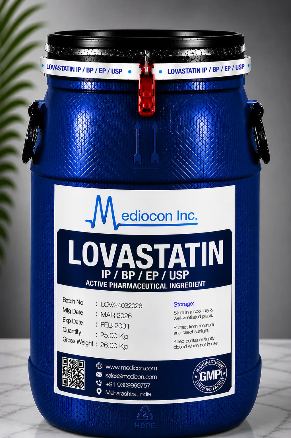 Lovastatin API — Mediocon Inc
