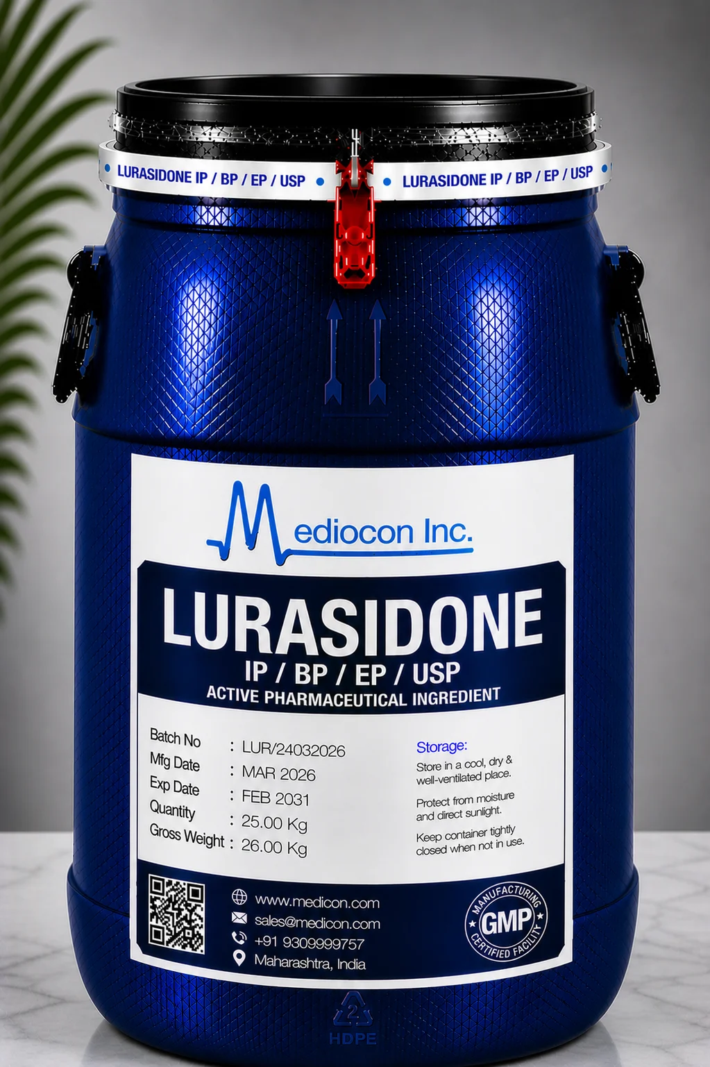 Lurasidone API — Mediocon Inc