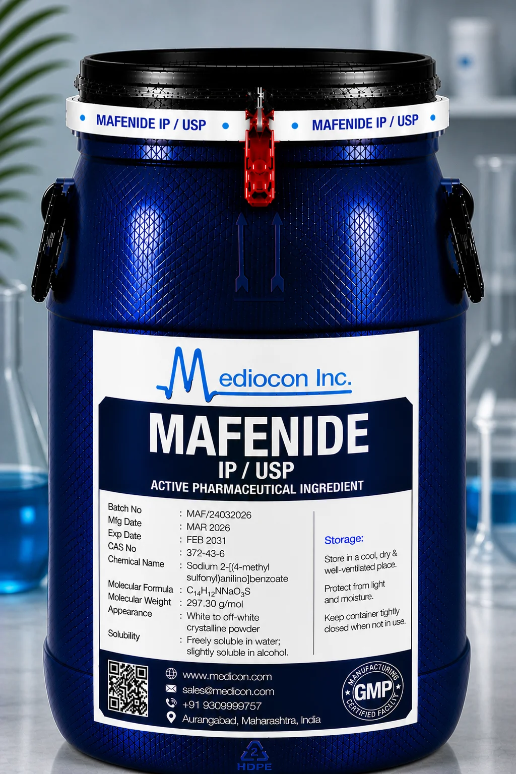 Mafenide API — Mediocon Inc
