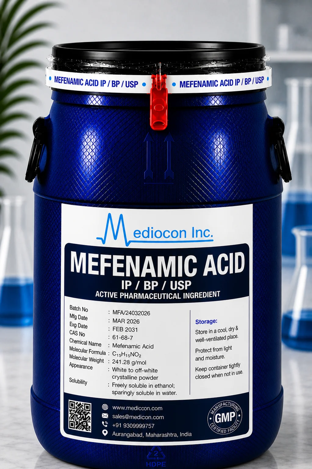 Mefenamic Acid API — Mediocon Inc