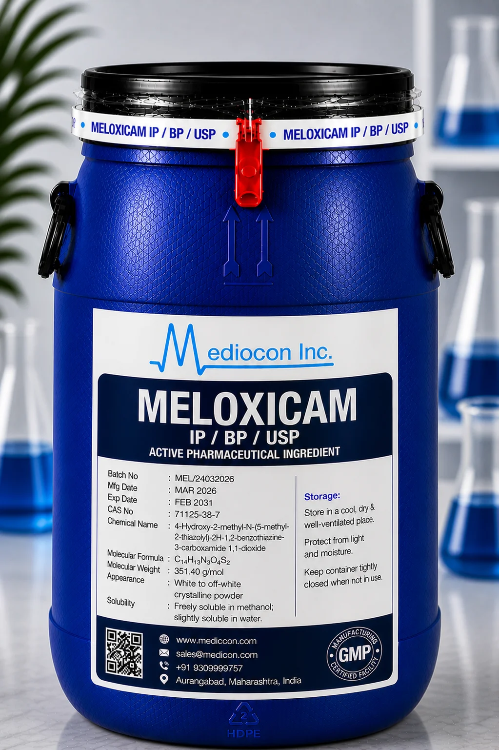 Meloxicam API — Mediocon Inc