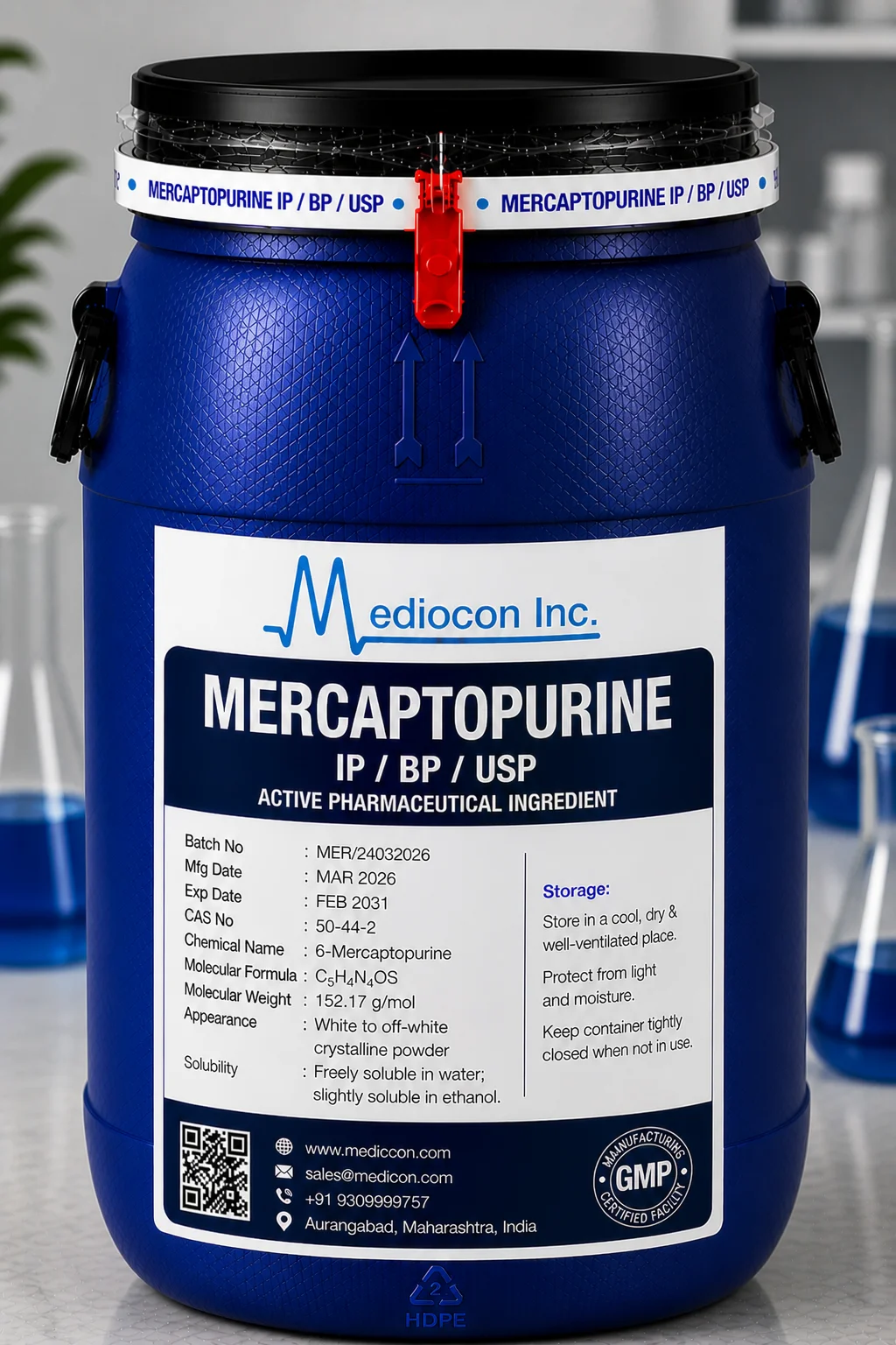Mercaptopurine API — Mediocon Inc