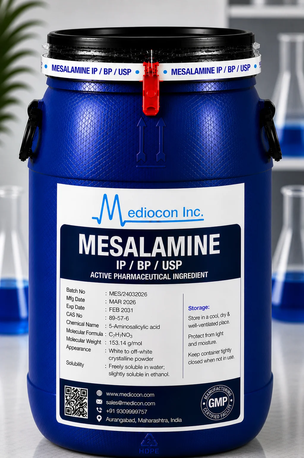 Mesalamine API — Mediocon Inc