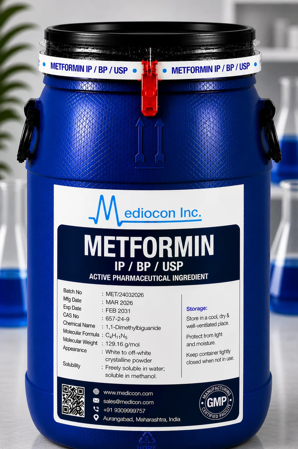 Metformin API — Mediocon Inc