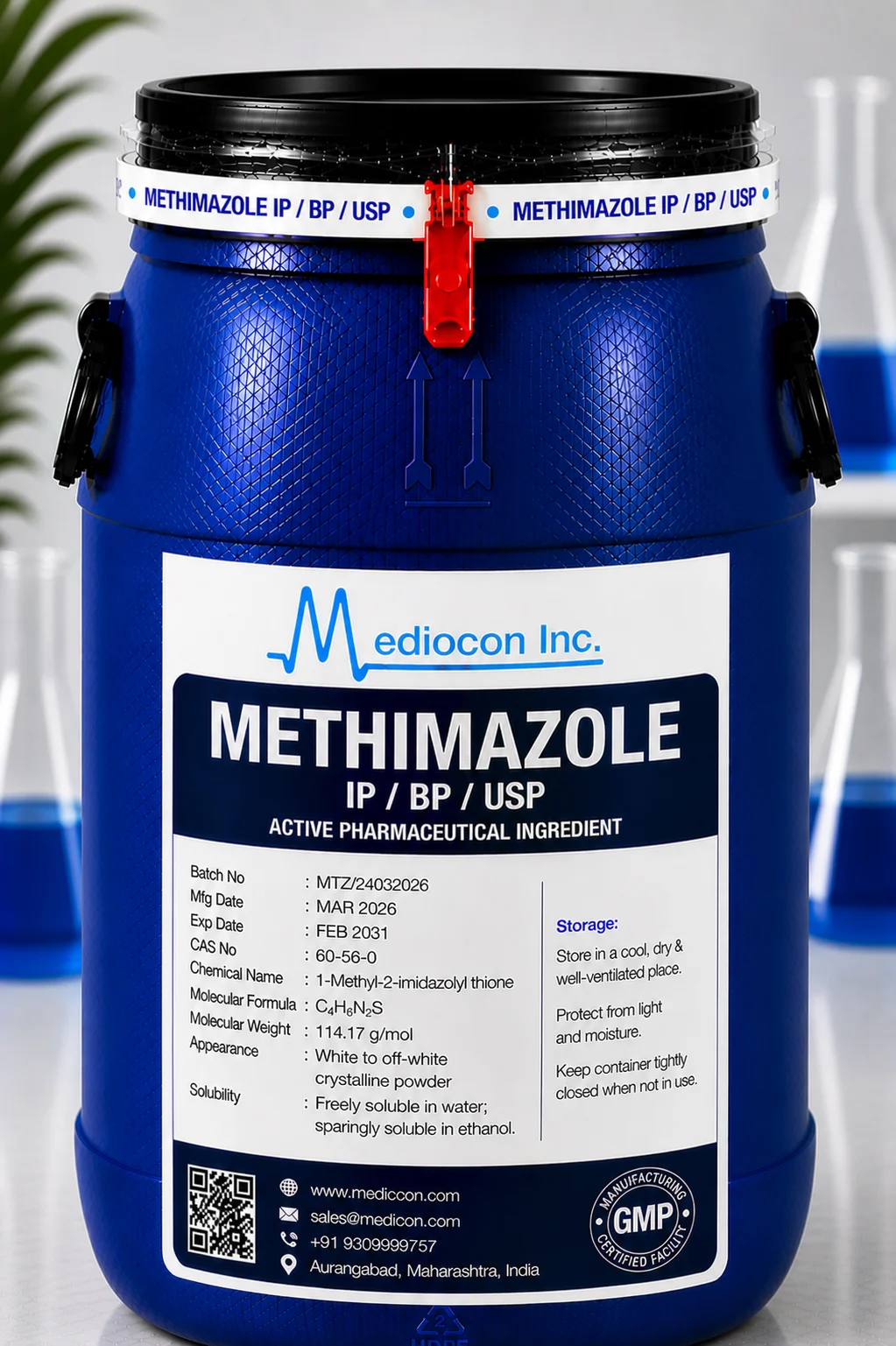 Methimazole API — Mediocon Inc