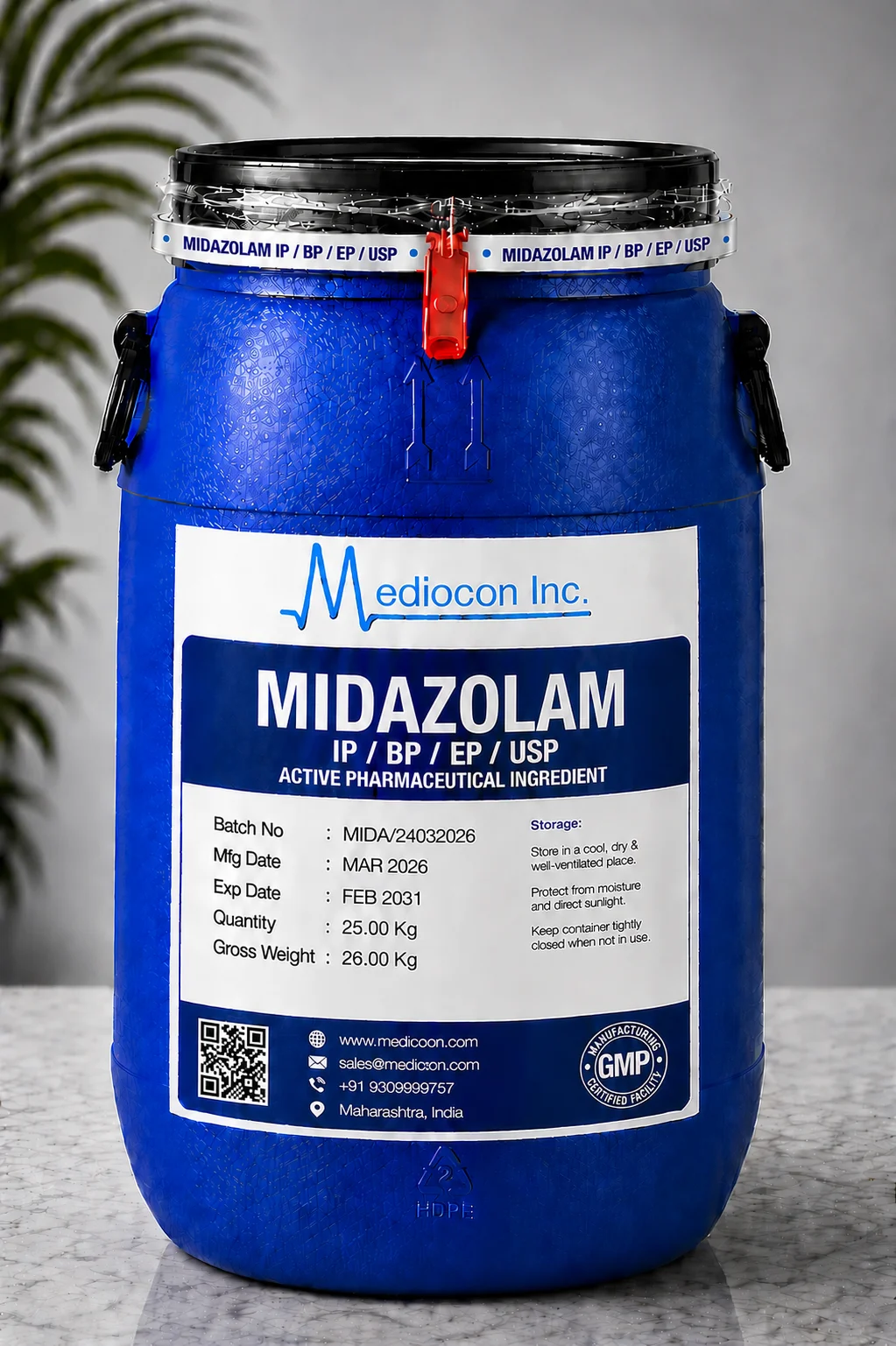 Midazolam API — Mediocon Inc