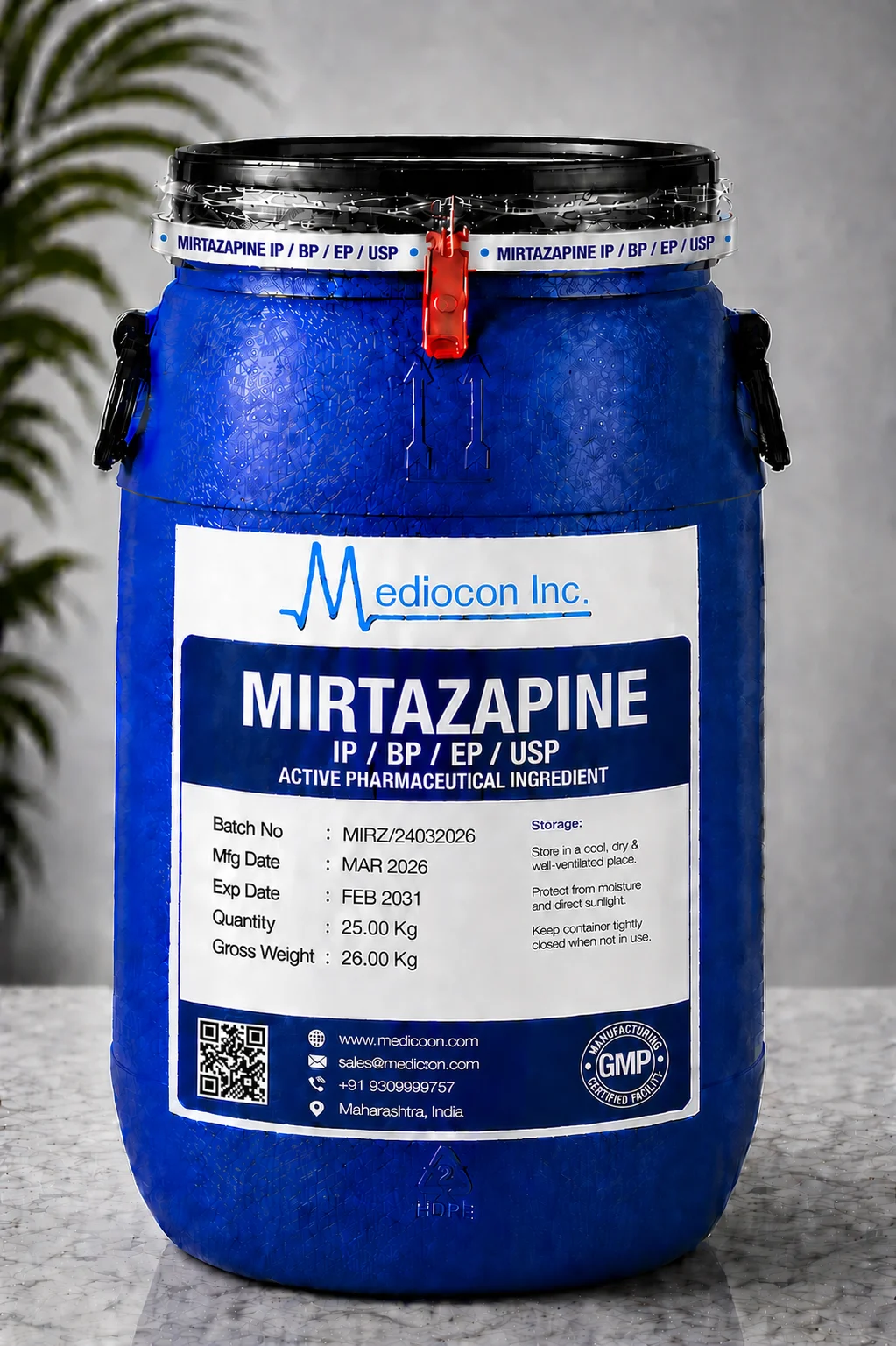 Mirtazapine API — Mediocon Inc