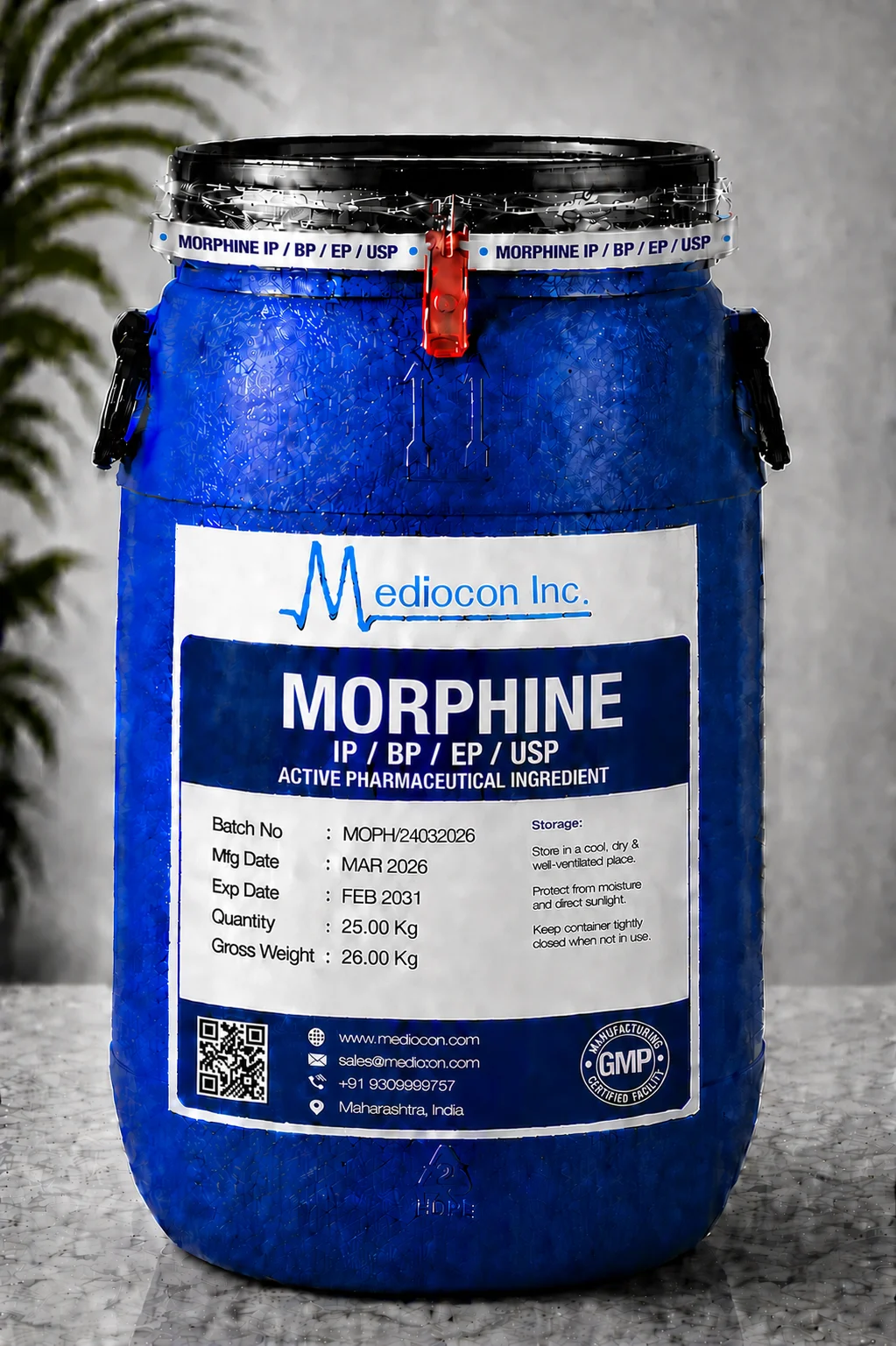 Morphine API — Mediocon Inc