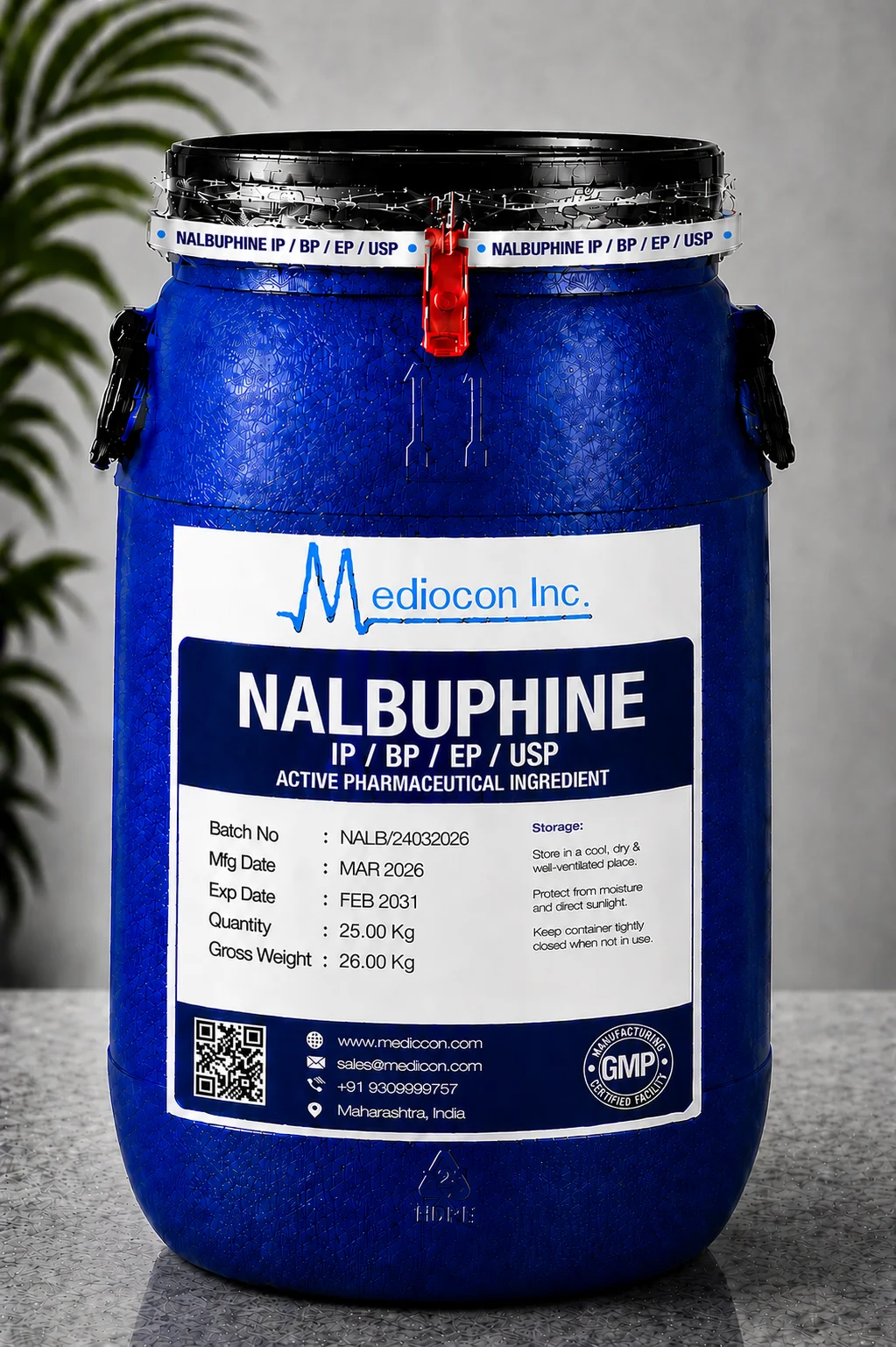 Nalbuphine API — Mediocon Inc