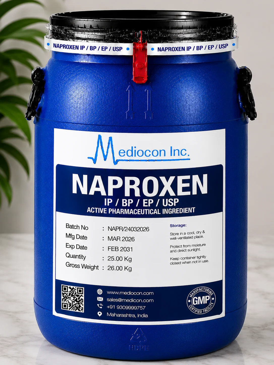 Naproxen API — Mediocon Inc
