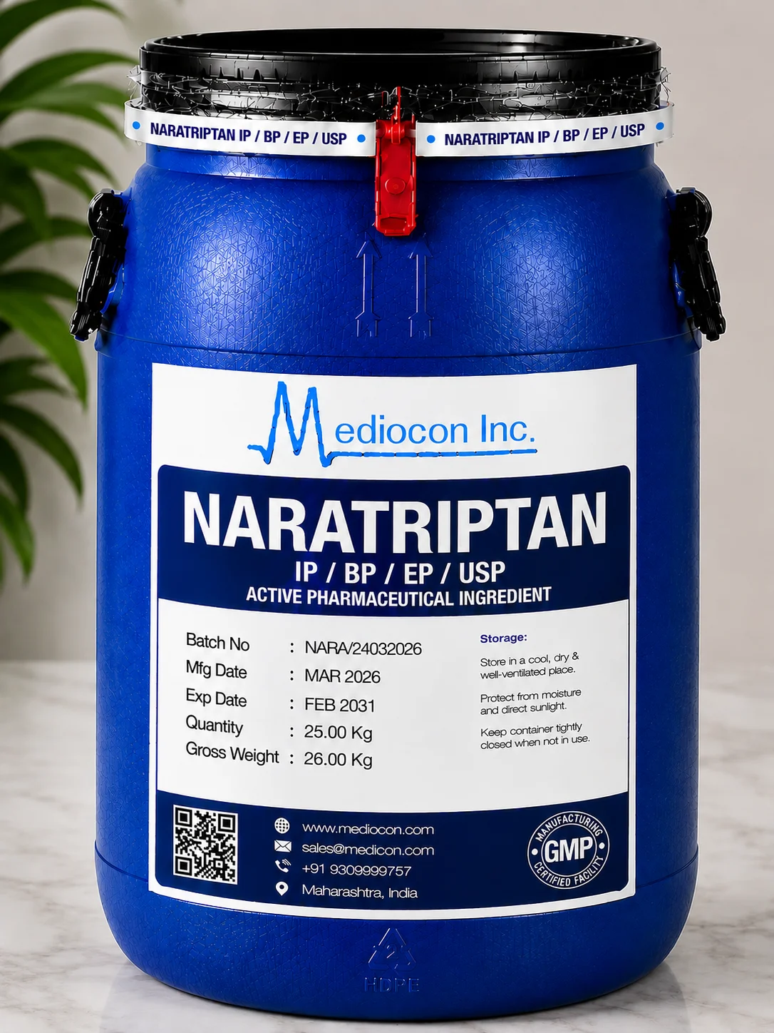Naratriptan API — Mediocon Inc
