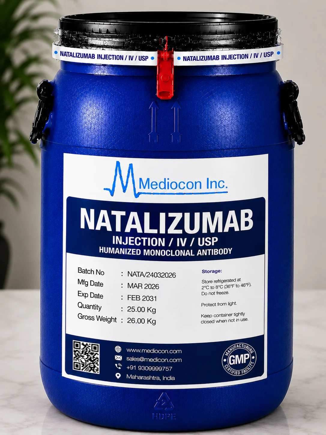 Natalizumab API — Mediocon Inc