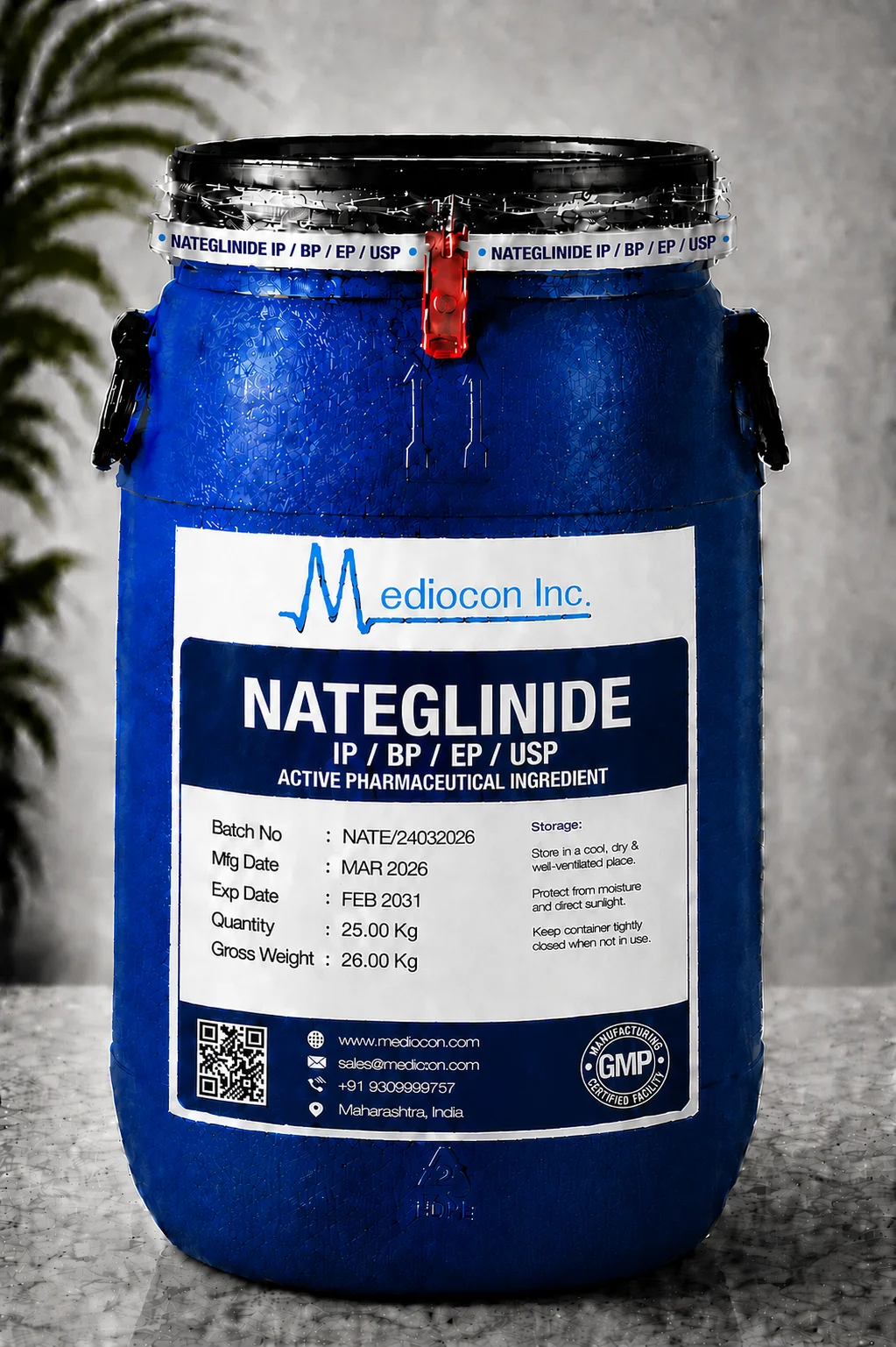 Nateglinide API — Mediocon Inc